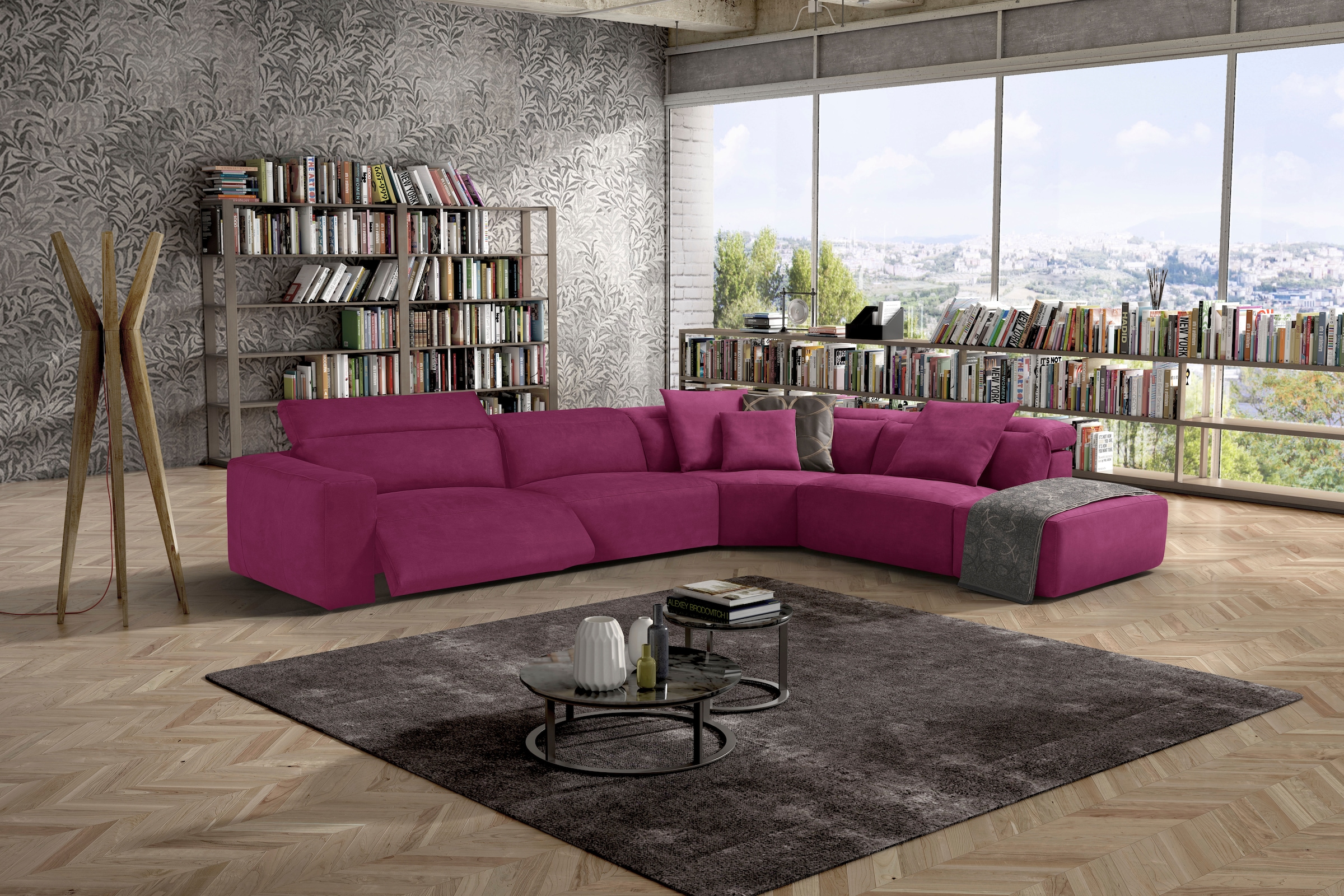 Egoitaliano Ecksofa "Beverly, extravangantes Designsofa mit erstklassigem S günstig online kaufen