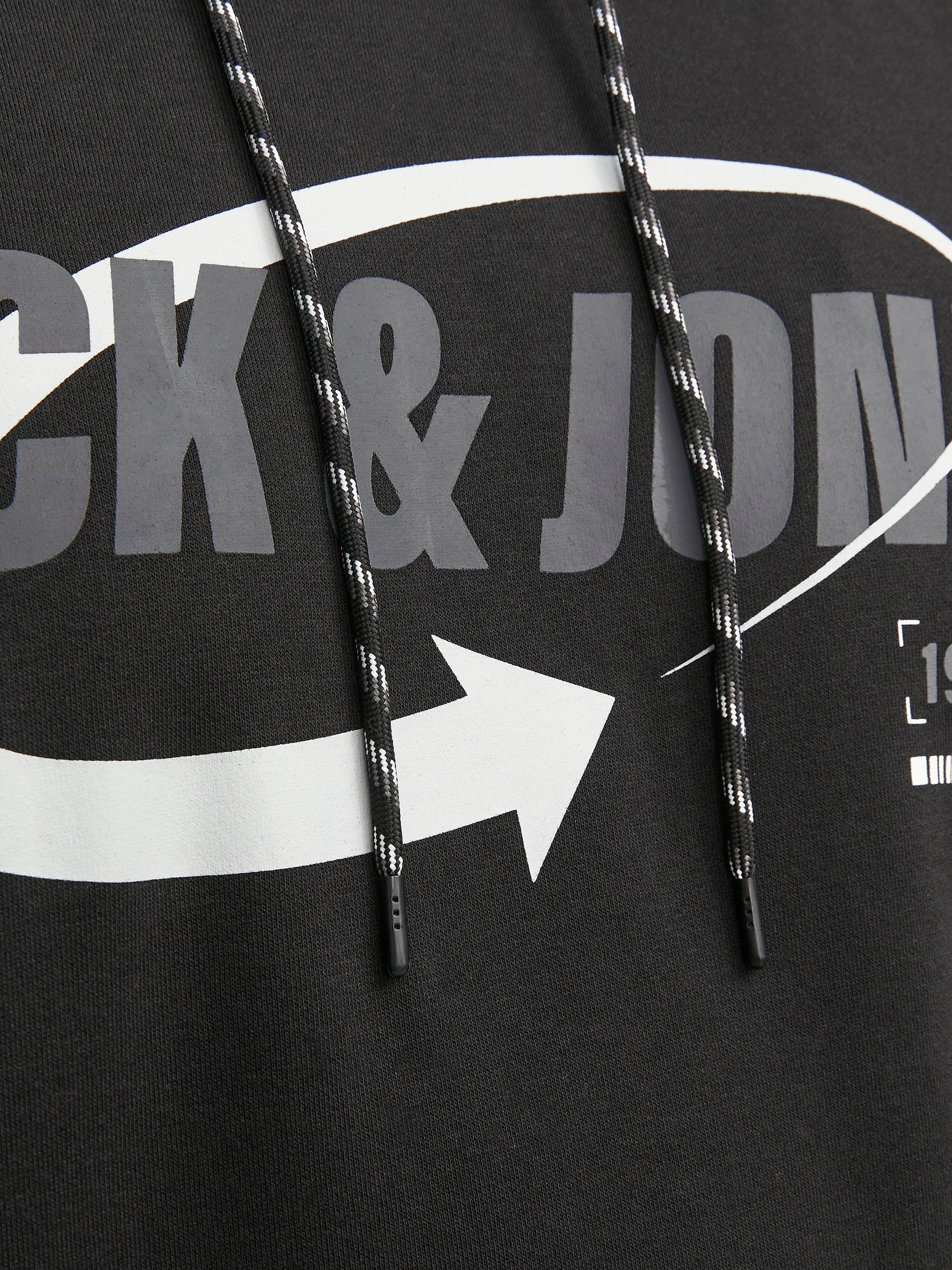 Jack & Jones PlusSize Hoodie »JCOBLACK SWEAT HOOD CH PLS«