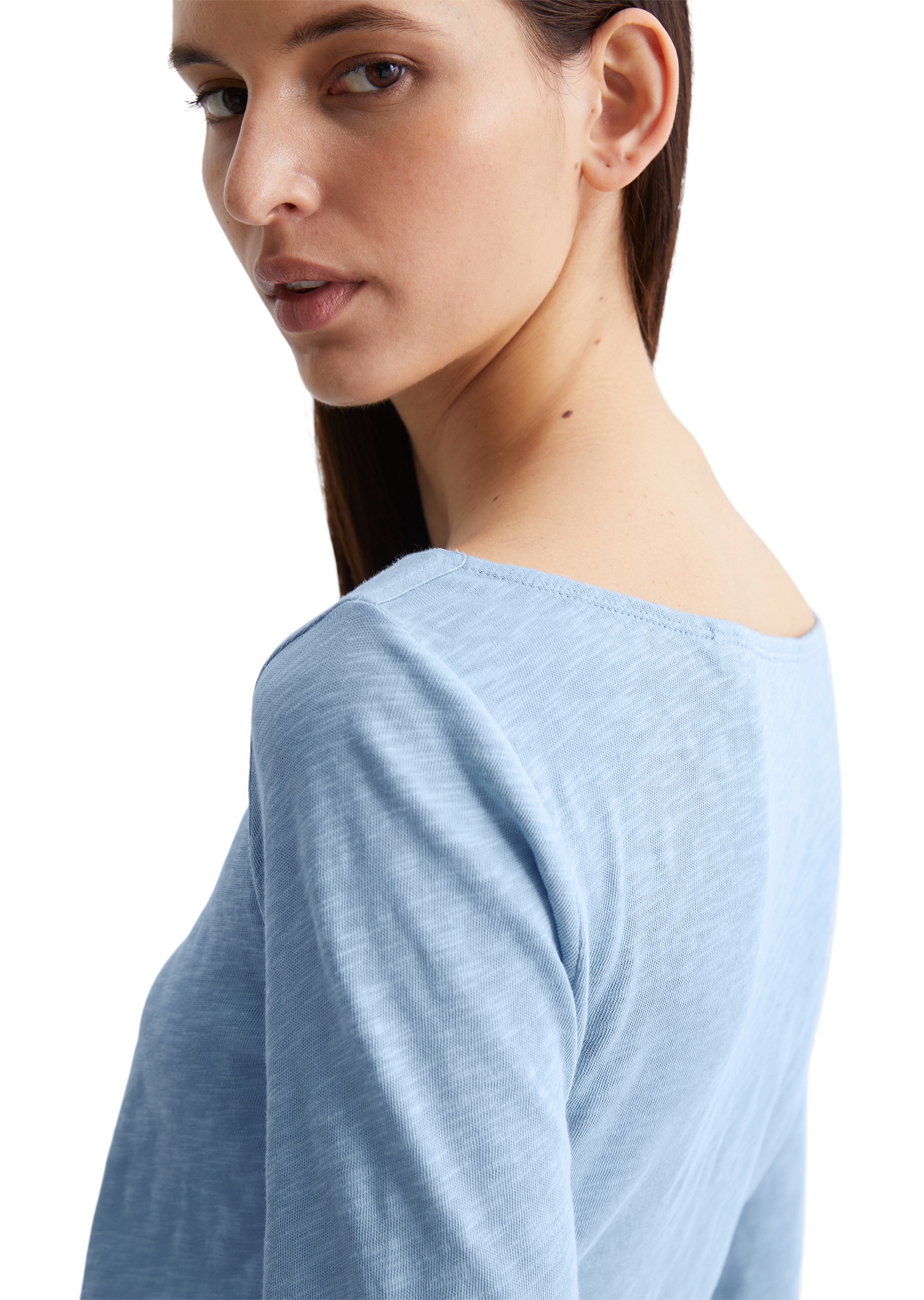 Marc O'Polo Langarmshirt »aus Slub Jersey«