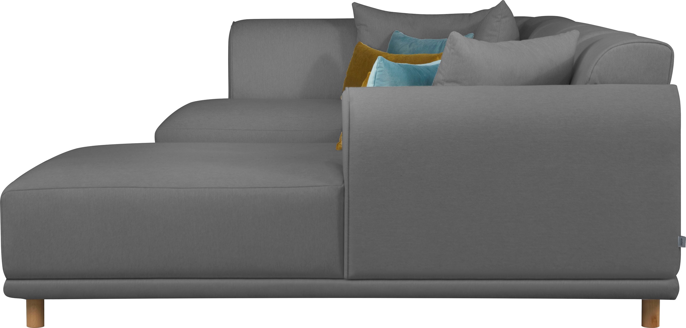 andas Wohnlandschaft »Maroon U-Form«, in skandinavischem Design, mit losen Kissen