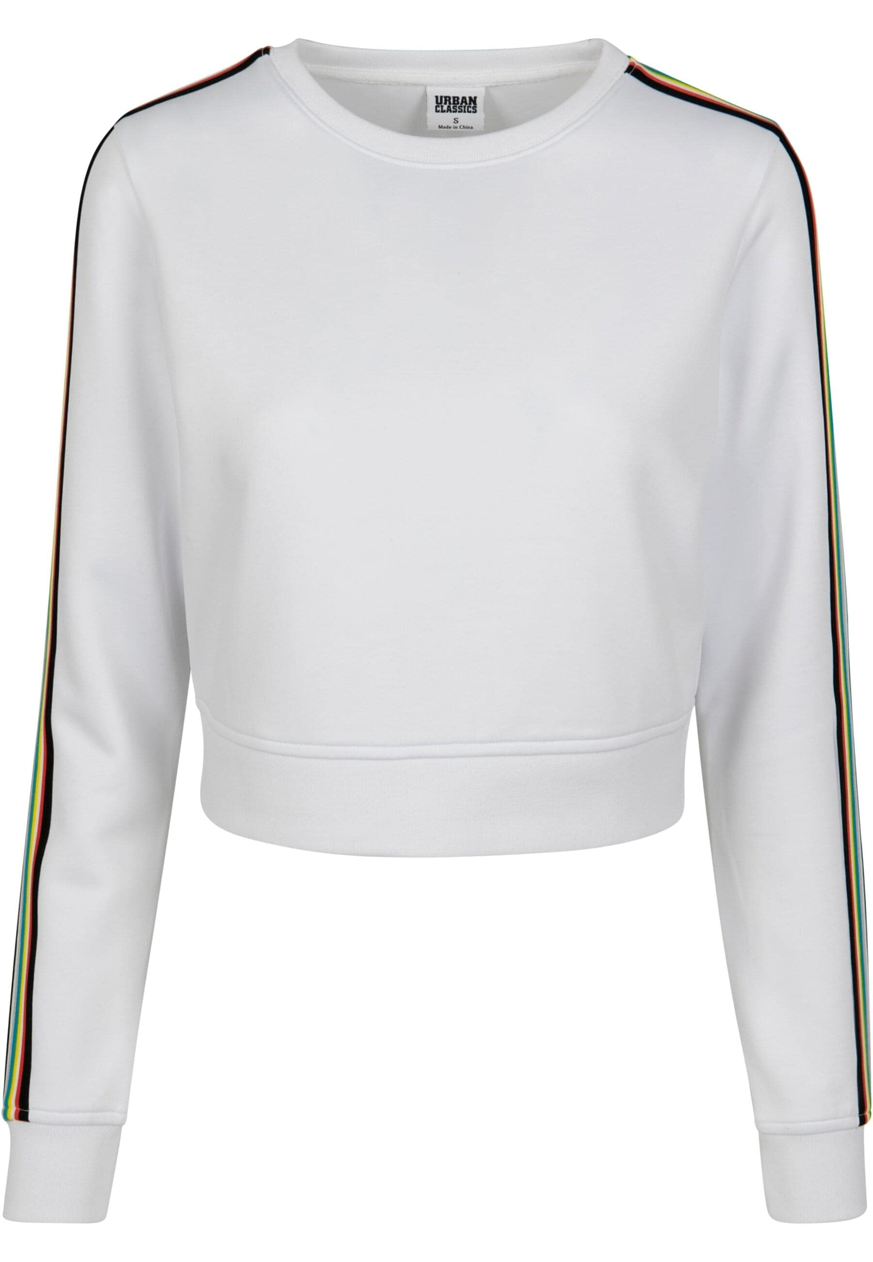 URBAN CLASSICS Sweatshirt "Urban Classics Damen Ladies Multicolor Taped Sle günstig online kaufen