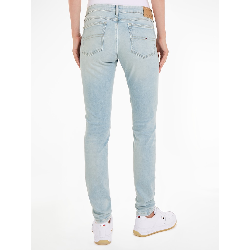 Tommy Jeans Slim-fit-Jeans »Skinny Jeans Marken Low Waist Mittlere Leibhöhe«