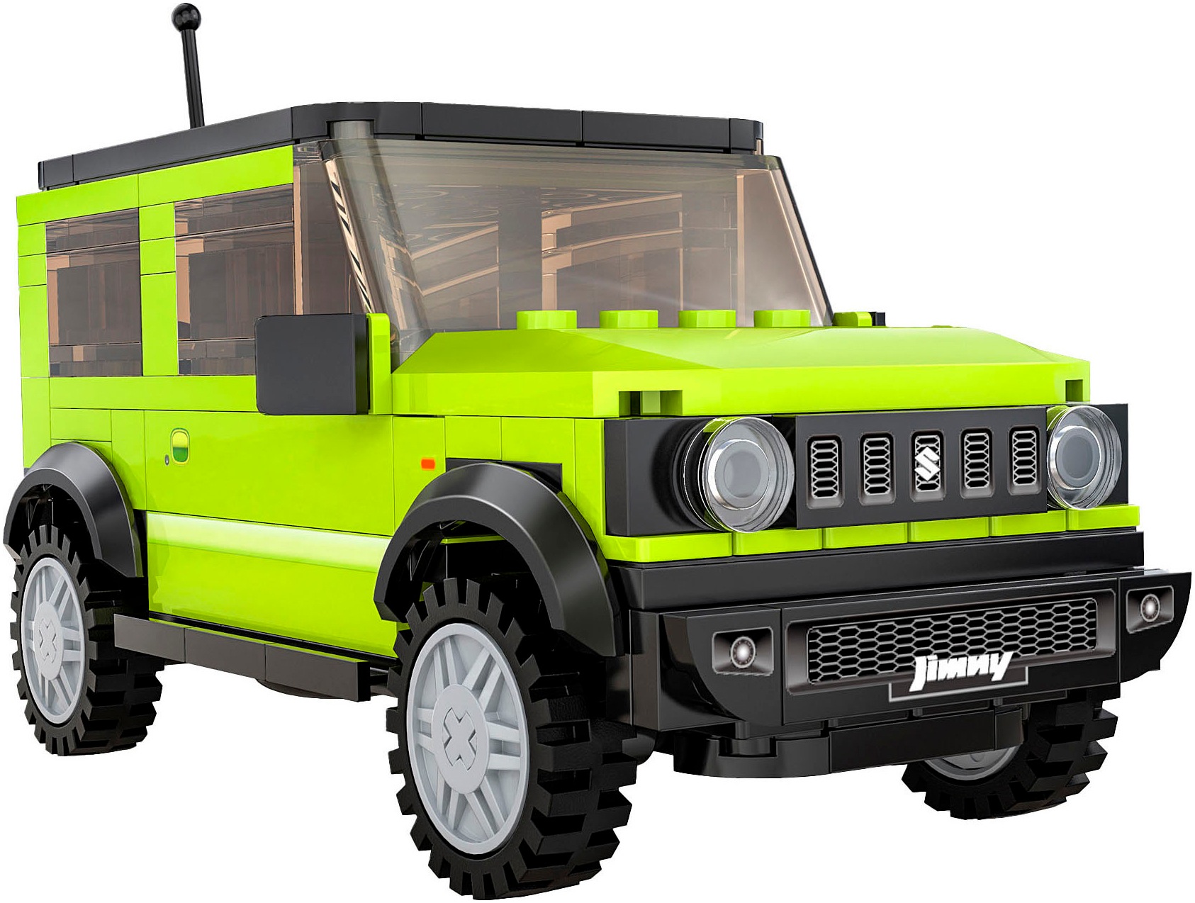 Jamara Konstruktions-Spielset »CaDA, Suzuki Jimny 1:24 grün Bricks«, (192 St.)