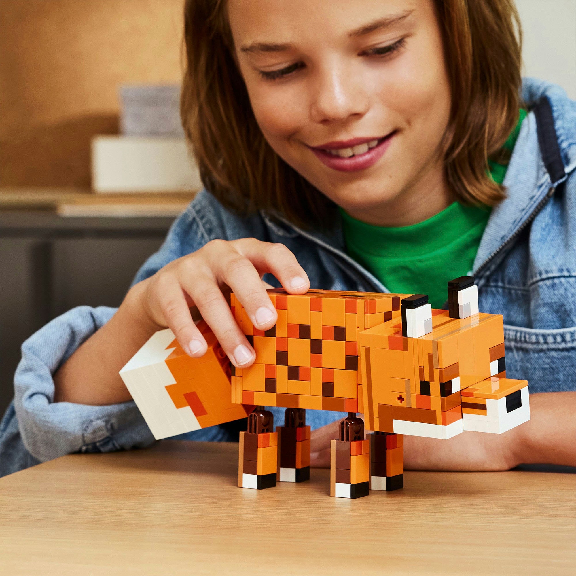 LEGO® Konstruktionsspielsteine »Der Fuchs (21588), LEGO Minecraft« Made in Europe