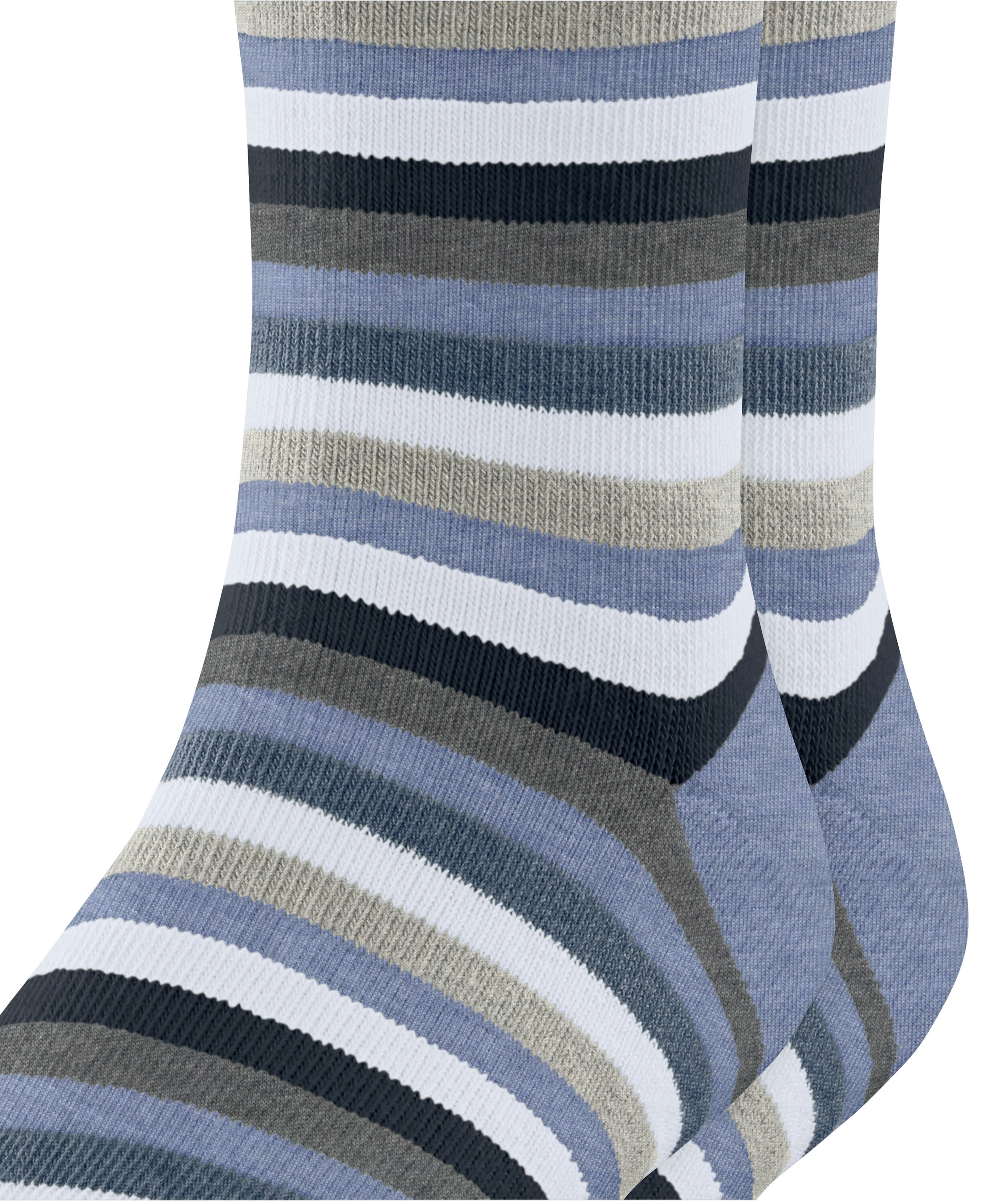 Esprit Socken »Playful Stripe« 2 Paar,  mit Streifen, Cotton-Mix, elastisches Bündchen