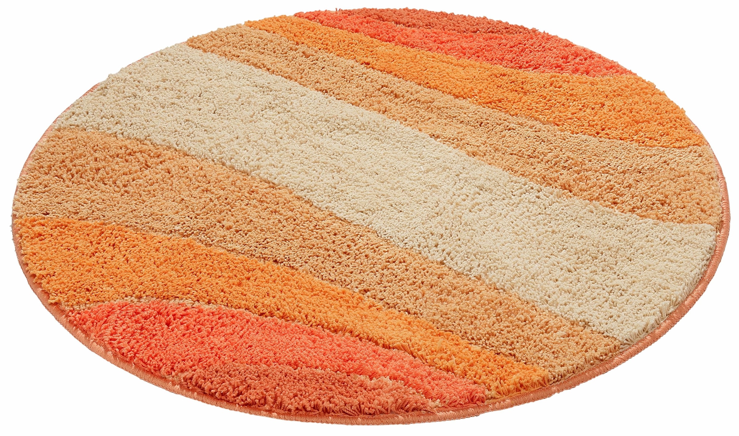 my home Badematte »Josie, Badvorleger, Badezimmer Teppich«, rutschhemmend beschichtet, fußbodenheizungsgeeignet-schnell trocknend-strapazierfähig, Badteppich, Badematten, rechteckig, rund & als 3-tlg. Set erhältlich