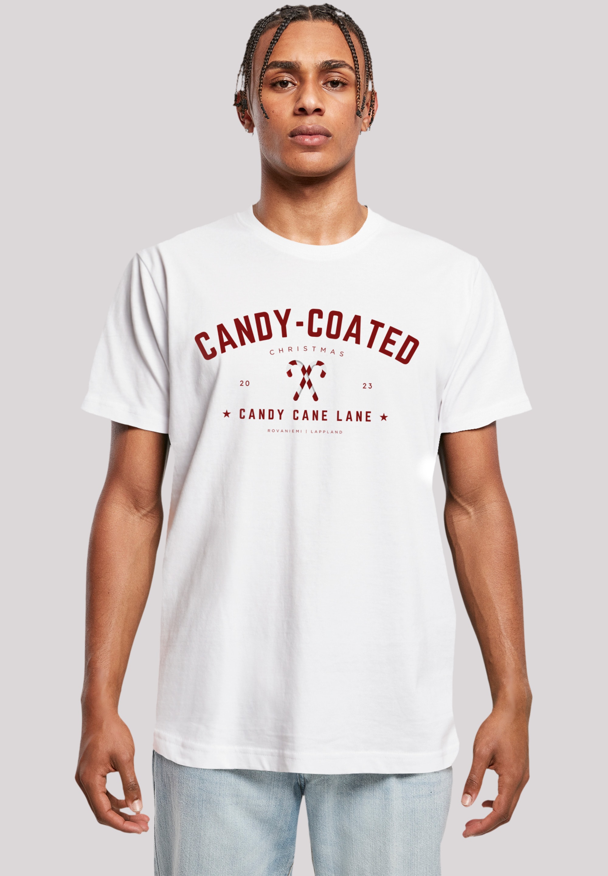 F4NT4STIC T-Shirt »Weihnachten Candy Coated Christmas«, Weihnachten,  Geschenk, Logo ▷ kaufen | BAUR