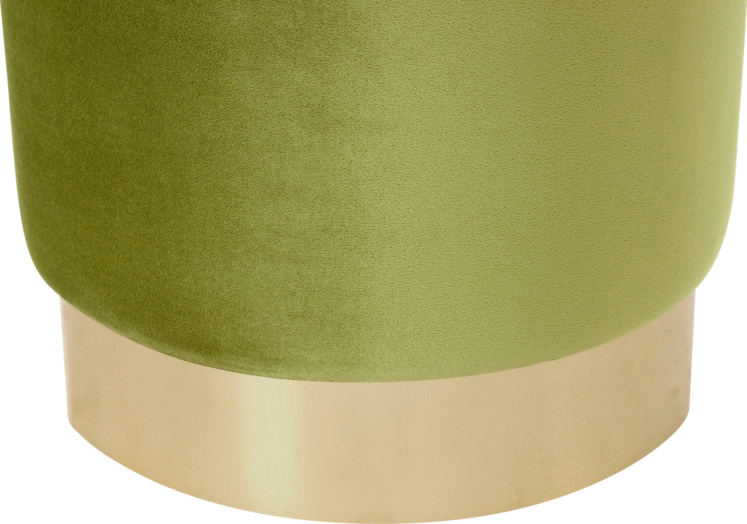 Kayoom Hocker »Nena, Sitzpouf in moderner Form, unifarbene, attraktive Farbgebung« 1 Stk. tlg. samtweich, dekorativ, farbig, für moderne, edle Einrichtungen ideal