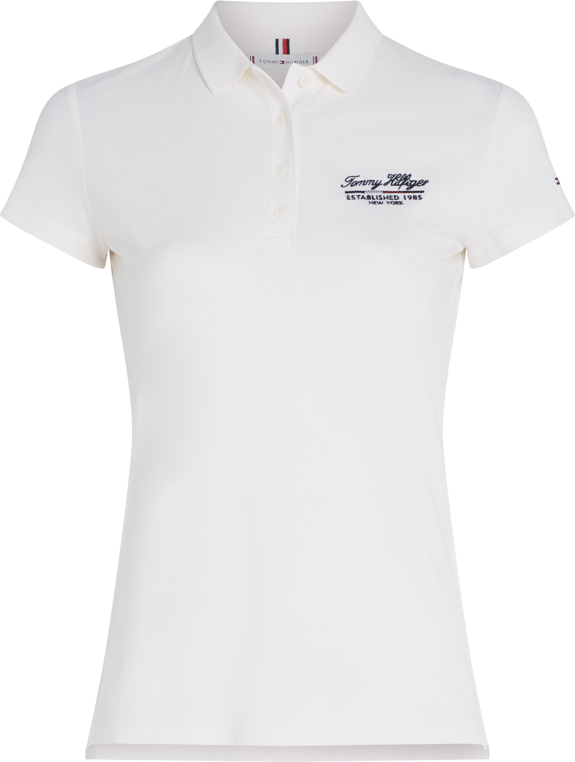 Tommy Hilfiger Poloshirt "SLIM SCRIPT GRAPHIC POLO SS", mit Tommy Hilfiger Script Logo-Schriftzug