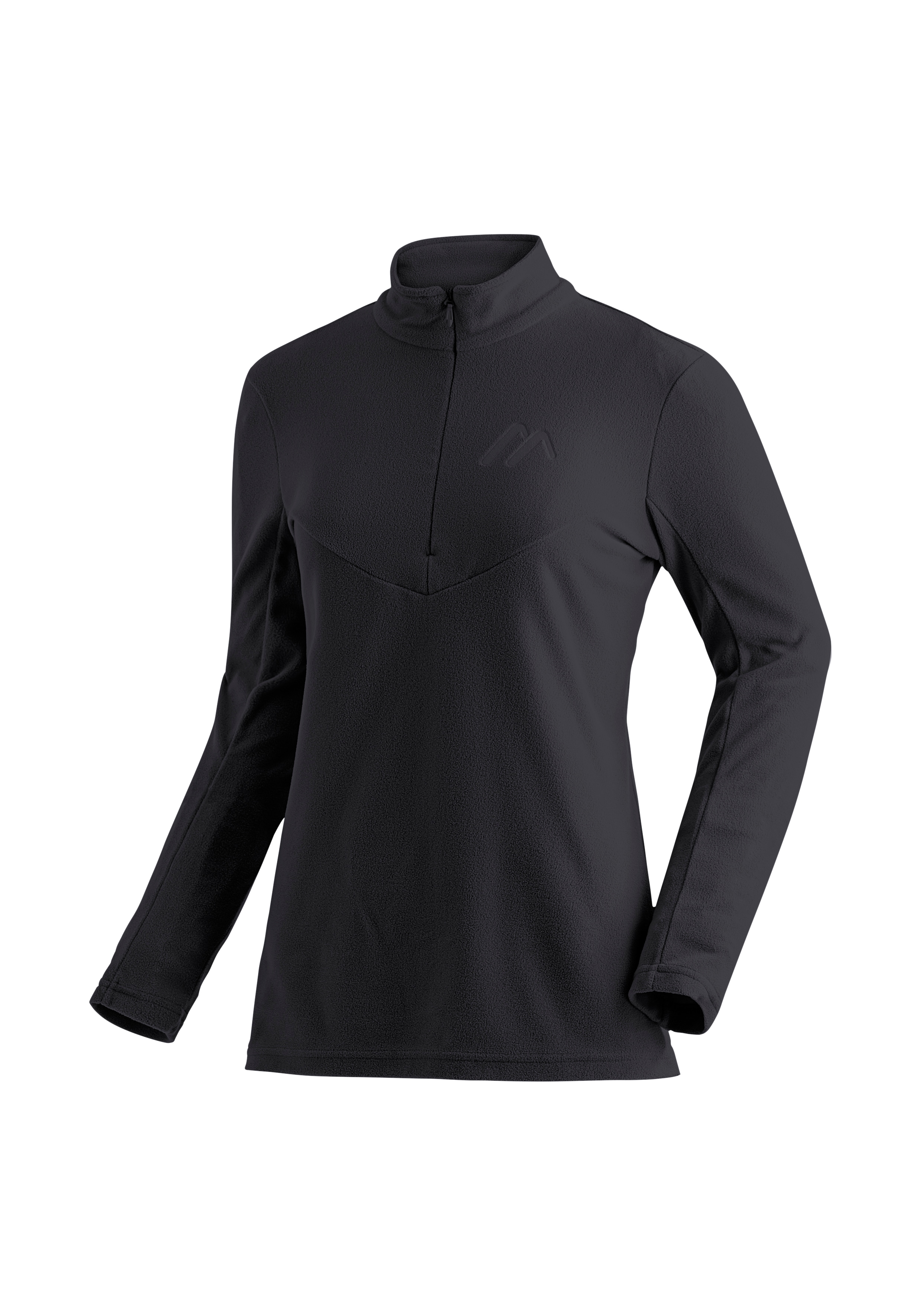 Maier Sports "Denise HZ W", Damen Midlayer, pflegeleichtes Half-Zip Fleece