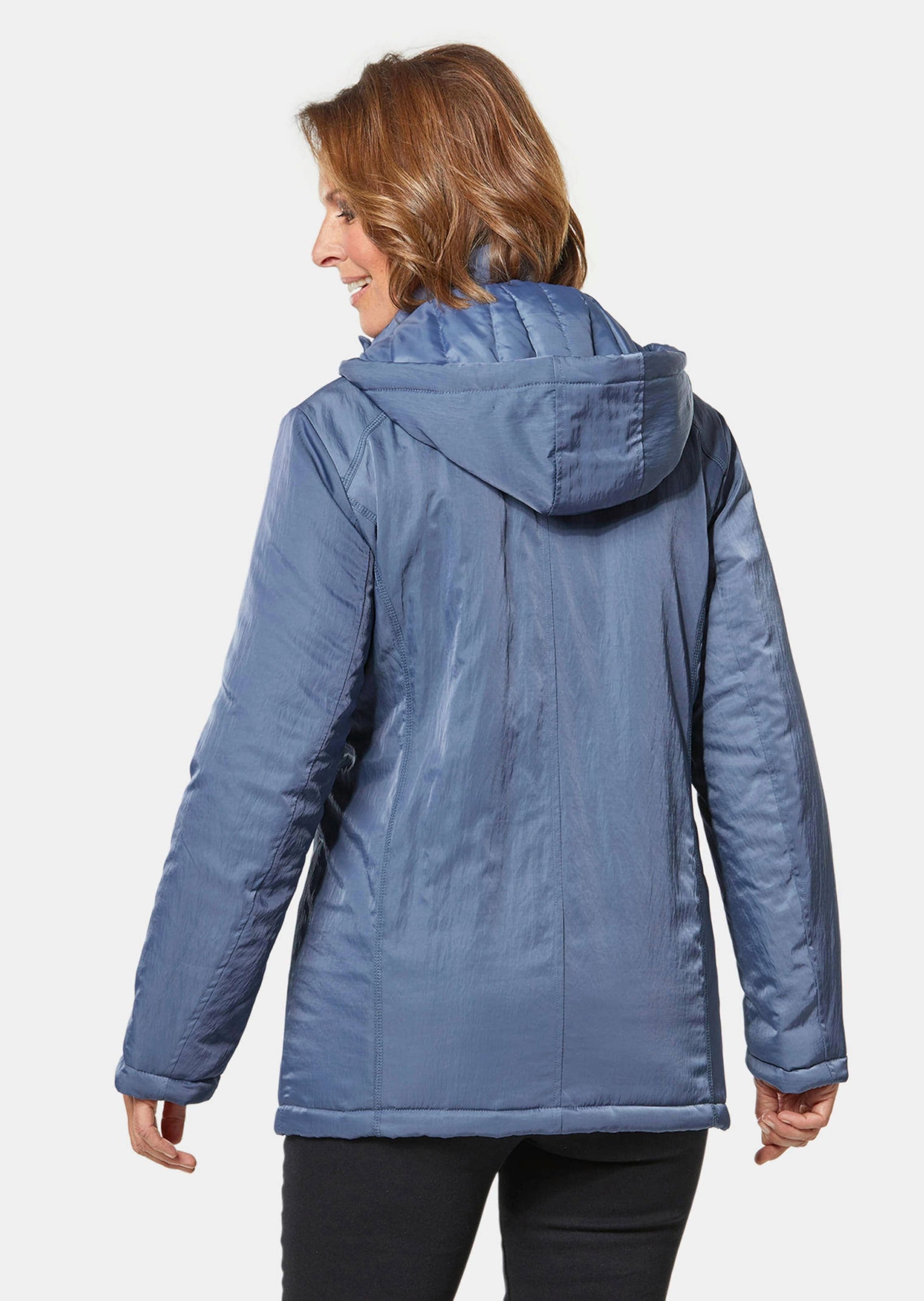 GOLDNER Winterjacke »Jacke mit Kapuze Jacke mit Kapuze in dezenter Crashstruktur«