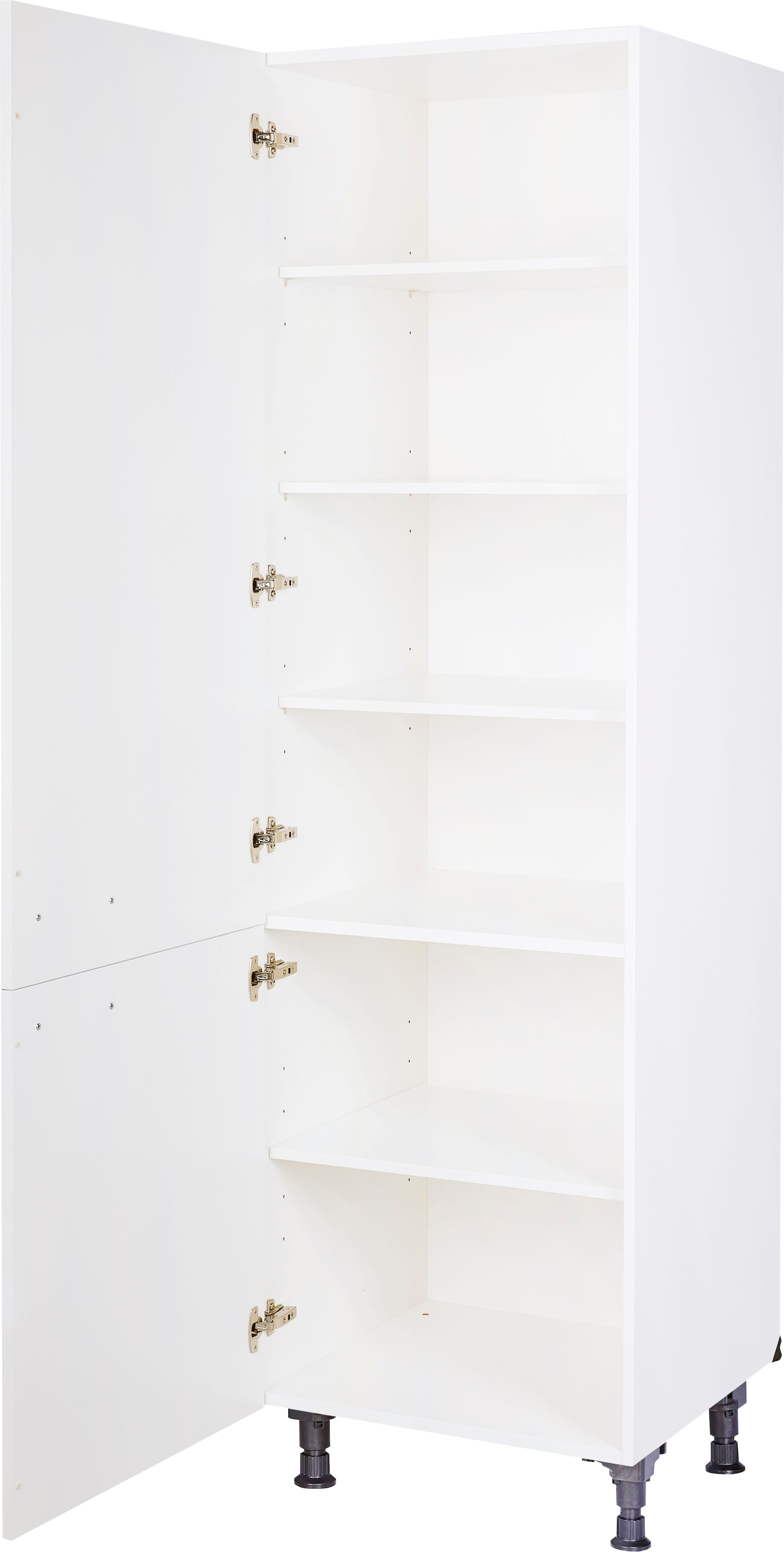 nobilia® Hochschrank »"Touch", Ausrichtung wählbar, mit zwei Türen, vormontiert,«, Breite/Höhe: 60/216,6 cm