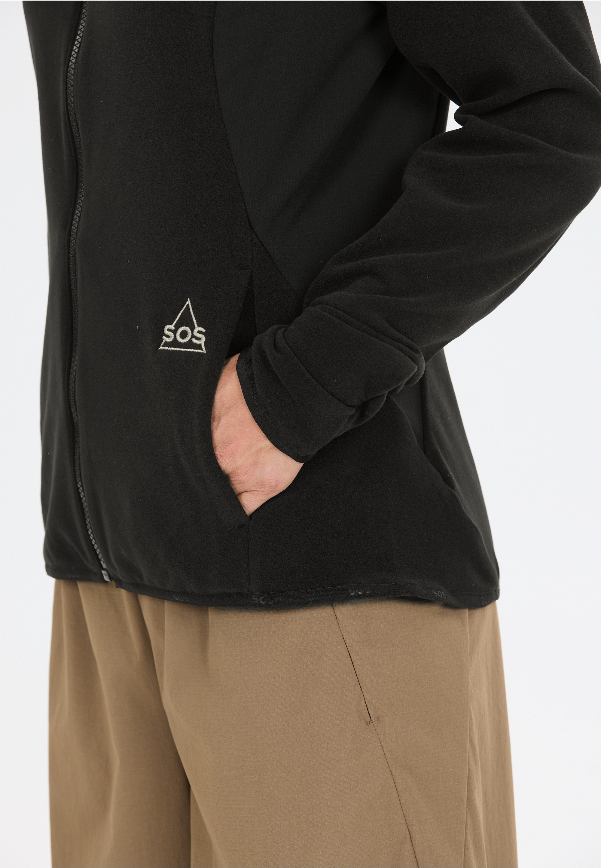 SOS Fleecejacke »Bromo« mit kuschelig wärmender Eigenschaft