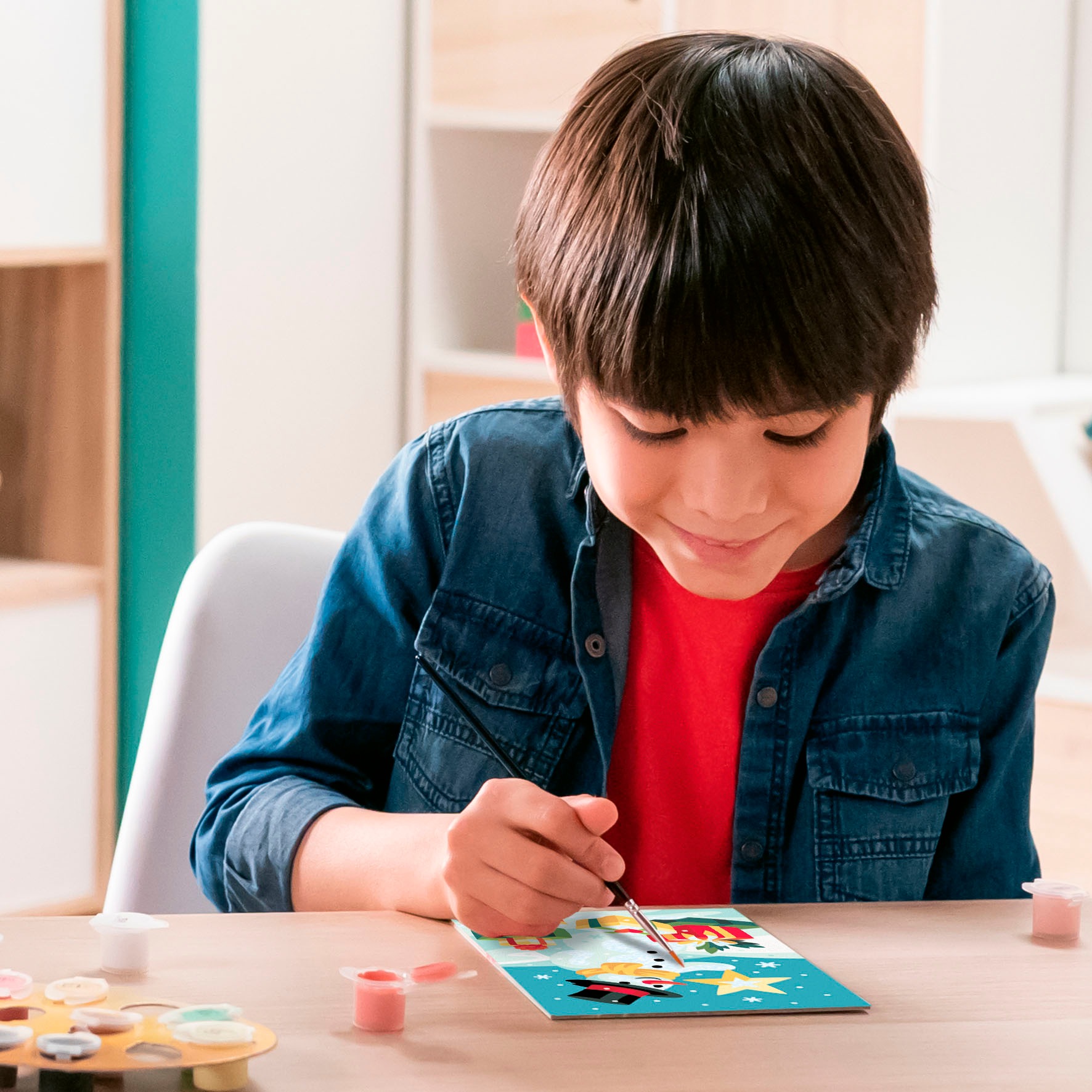 Ravensburger Malen nach Zahlen »CreArt, Bezaubernder Schneemann«, Made in Europe