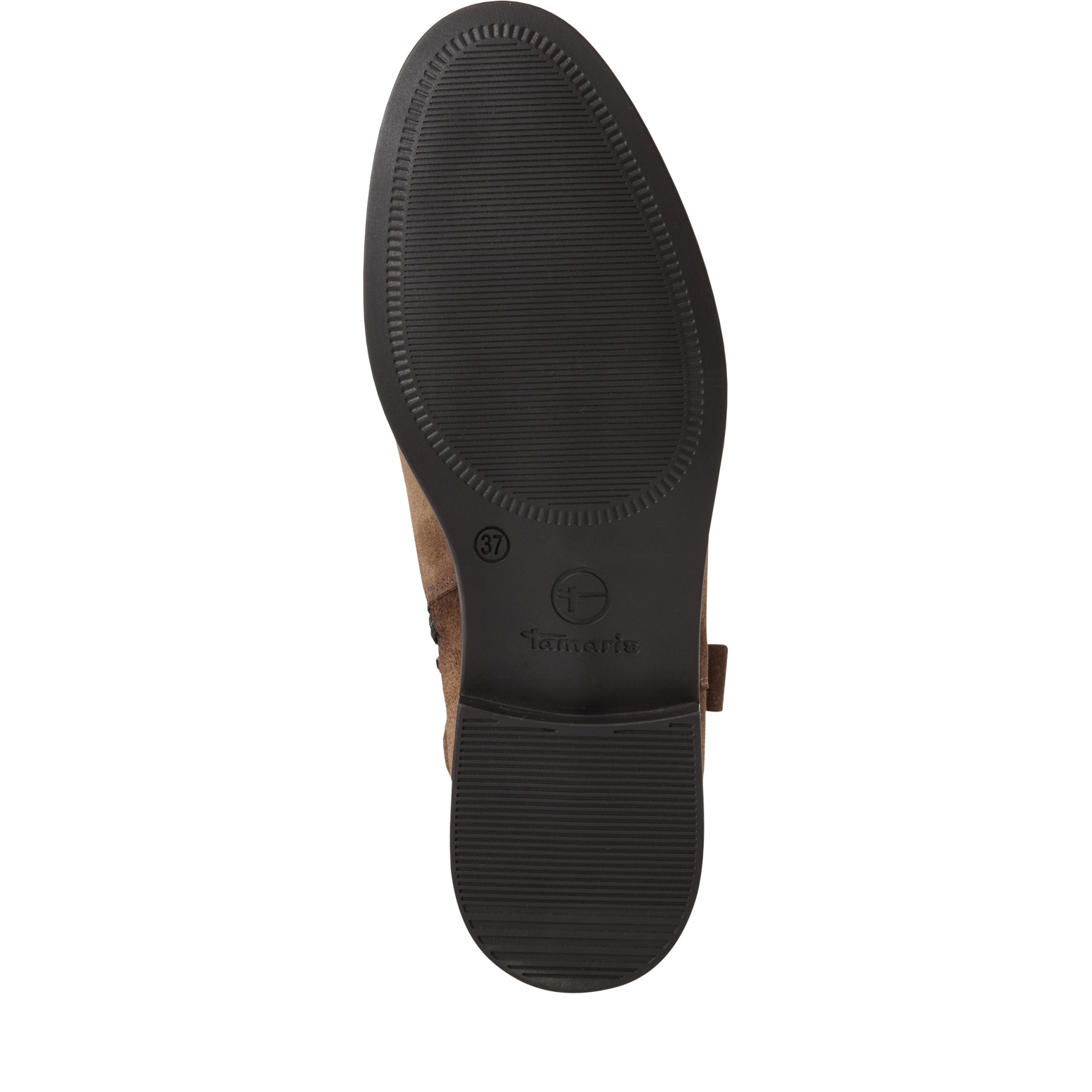 Tamaris Stiefelette, Blockabsatz, Boots mit Falten im slouchy Look