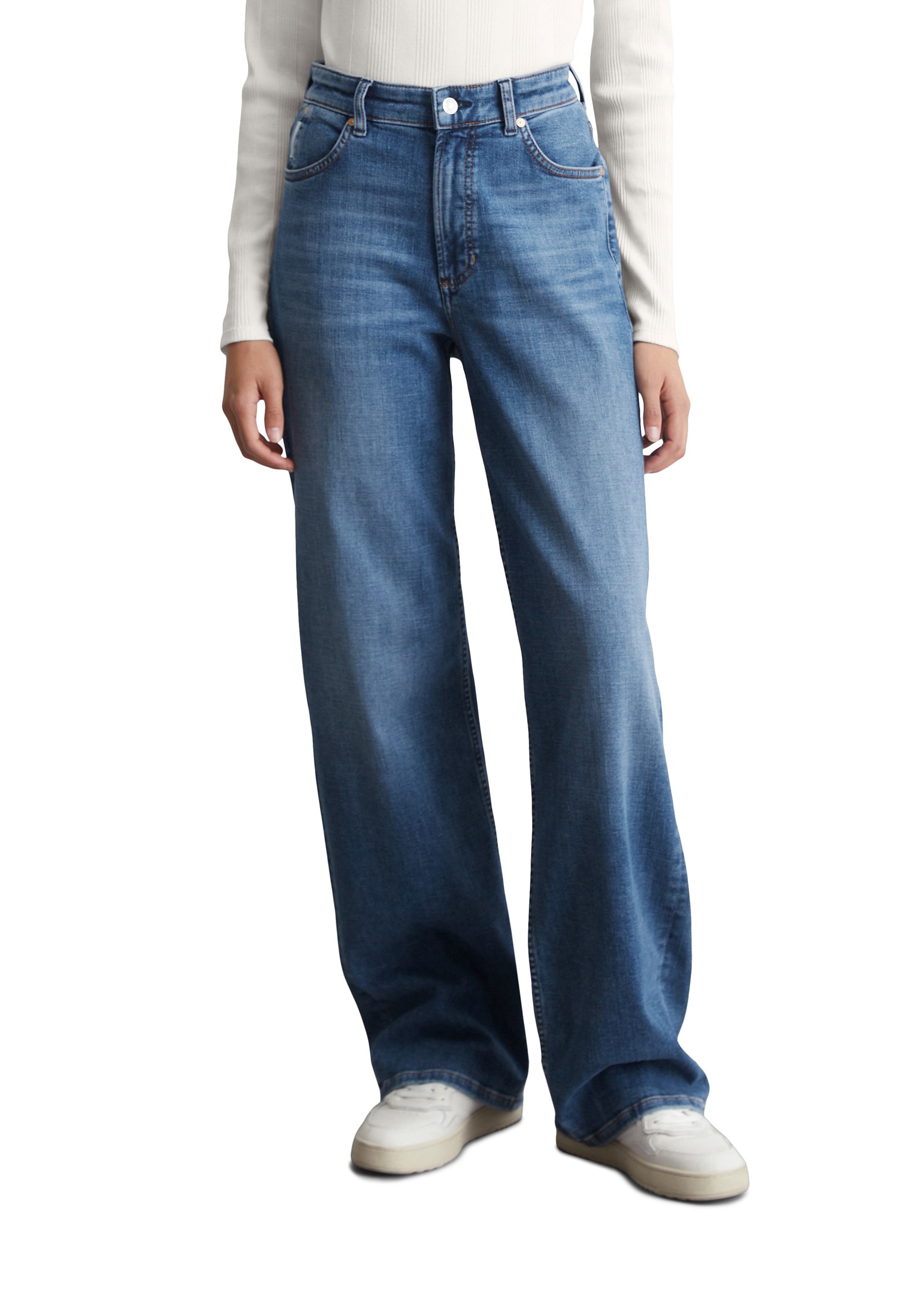 Marc OPolo DENIM Weite Jeans "aus Organic Cotton Stretch" günstig online kaufen