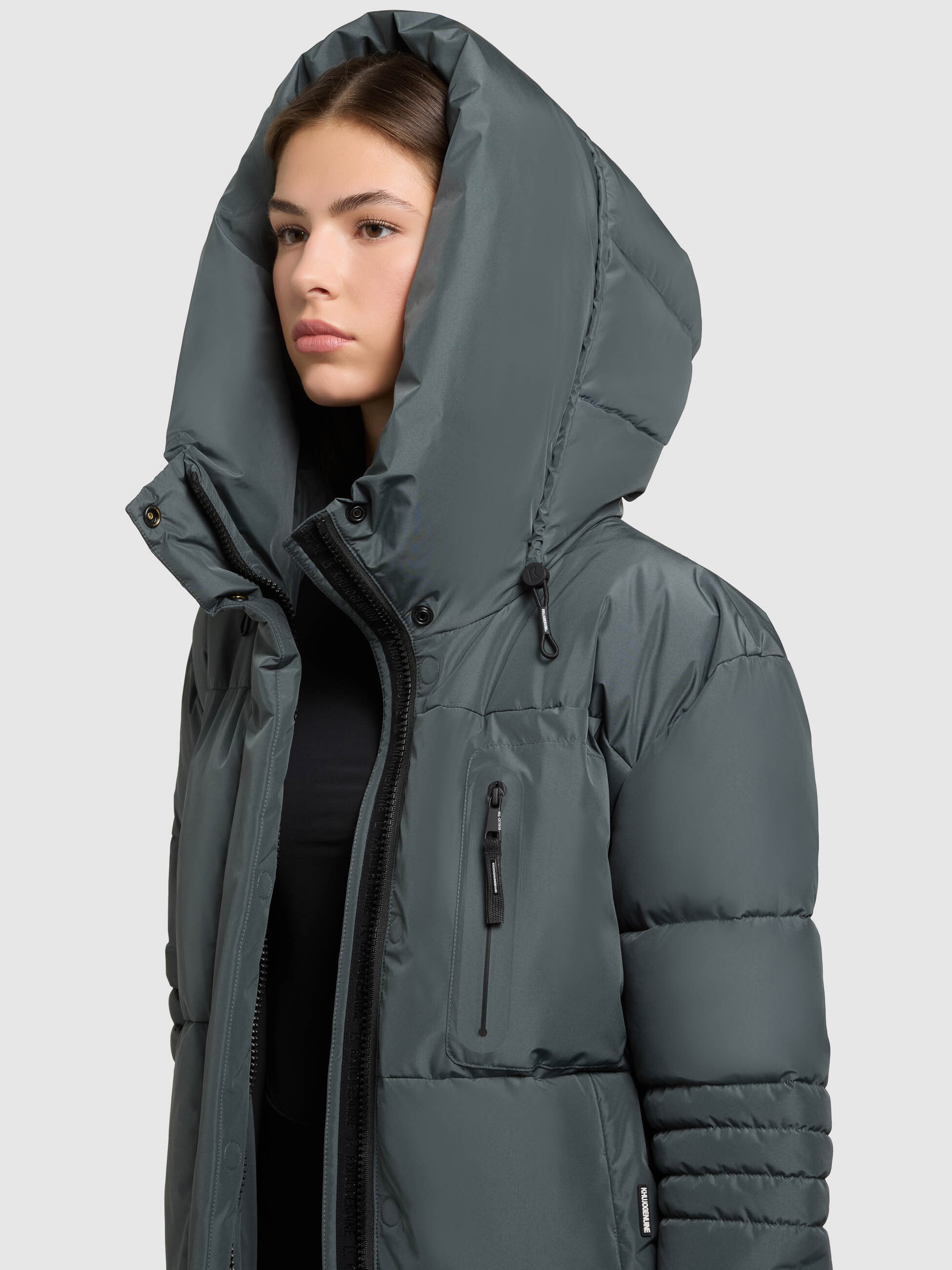 khujo Steppjacke »PEEKE2« mit Kapuze