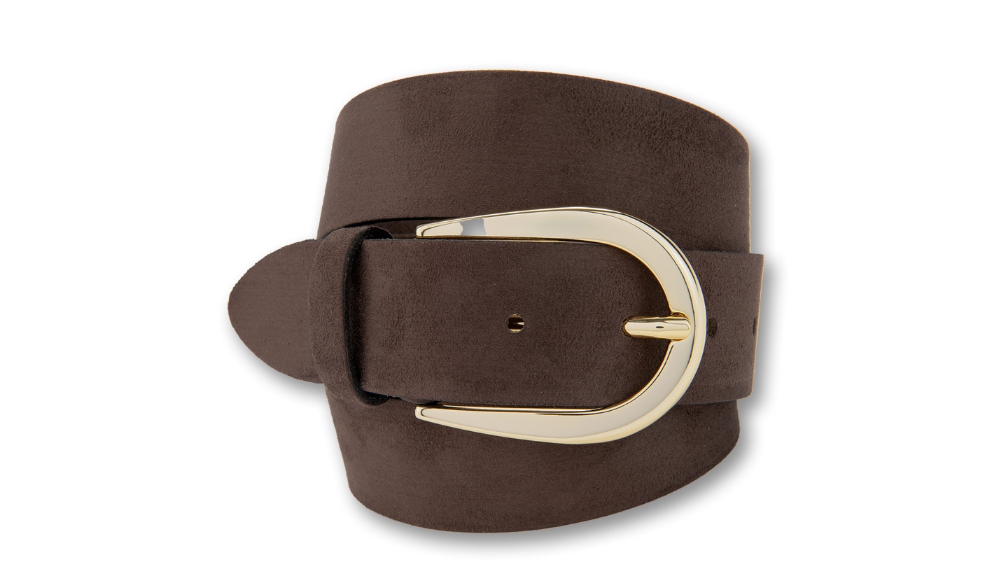 BERND GÖTZ Ledergürtel »Ledergürtel mit hufeisenförmiger Goldschließe«