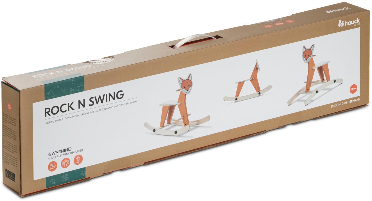 Hauck Schaukeltier »Rock N Swing Fuchs«, FSC® - schützt Wald - weltweit