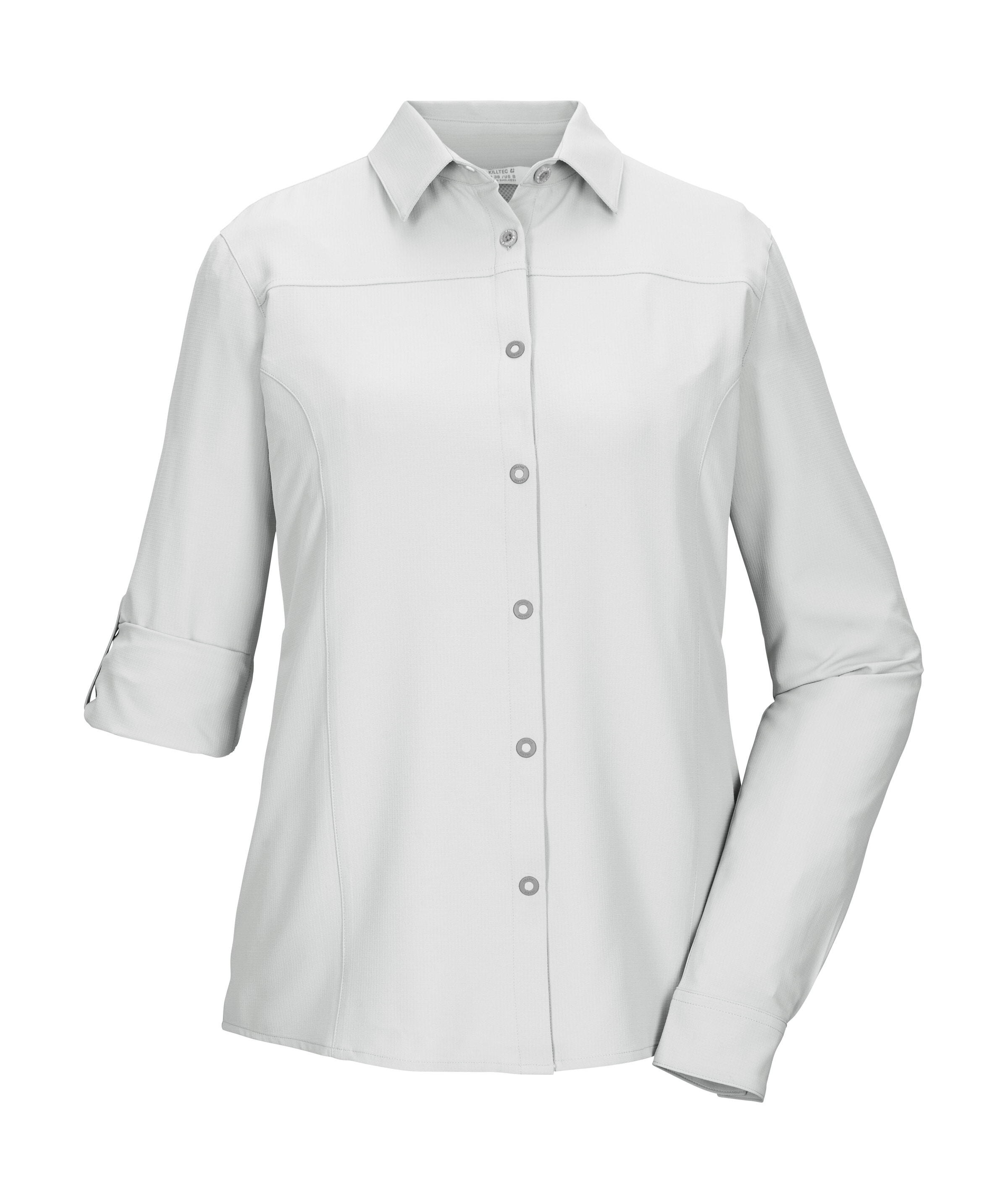 Killtec Funktionshemd "KOS 61 WMN WVN SHRT" Schnelltrocknende, krempelbare Damen Funktionsbluse