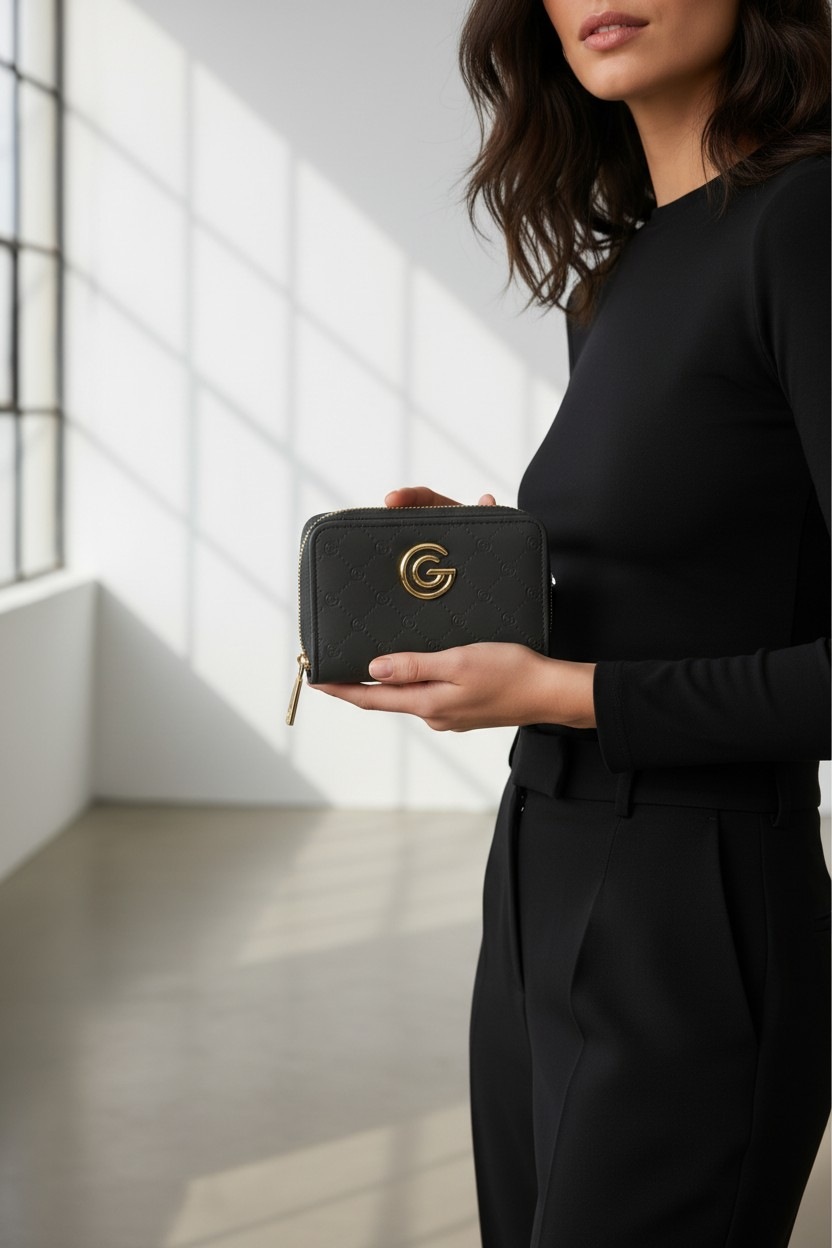 GABRIELLA G By Gabriella Gucci Geldbörse »CHIARA« Damen Geldbeutel, Portemonnaie mit umlaufendem Reißverschluss