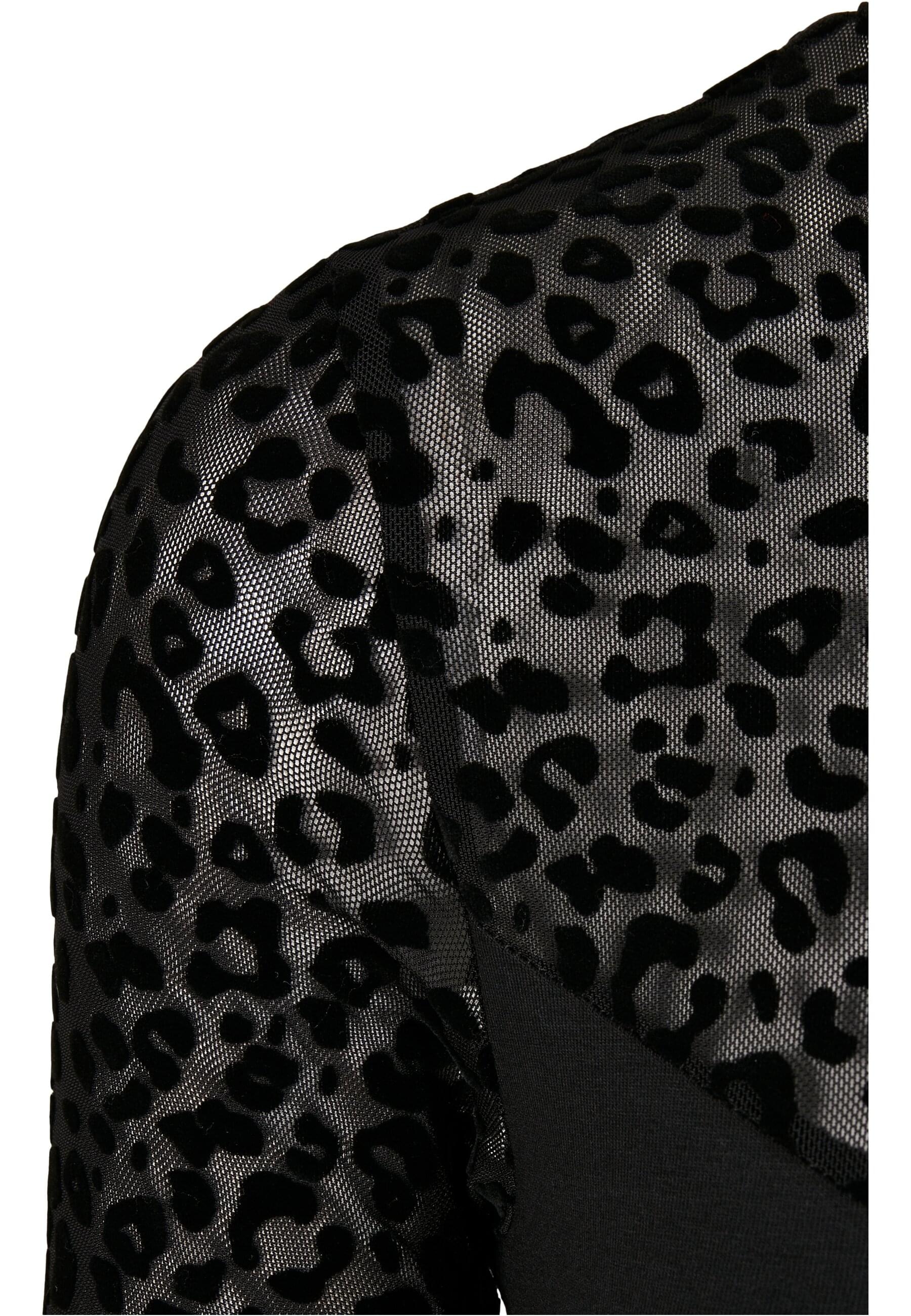 URBAN CLASSICS Shirtkleid »Urban Classics Damen Ladies Flock Lace Turtle Neck Dress«, (1 tlg.)