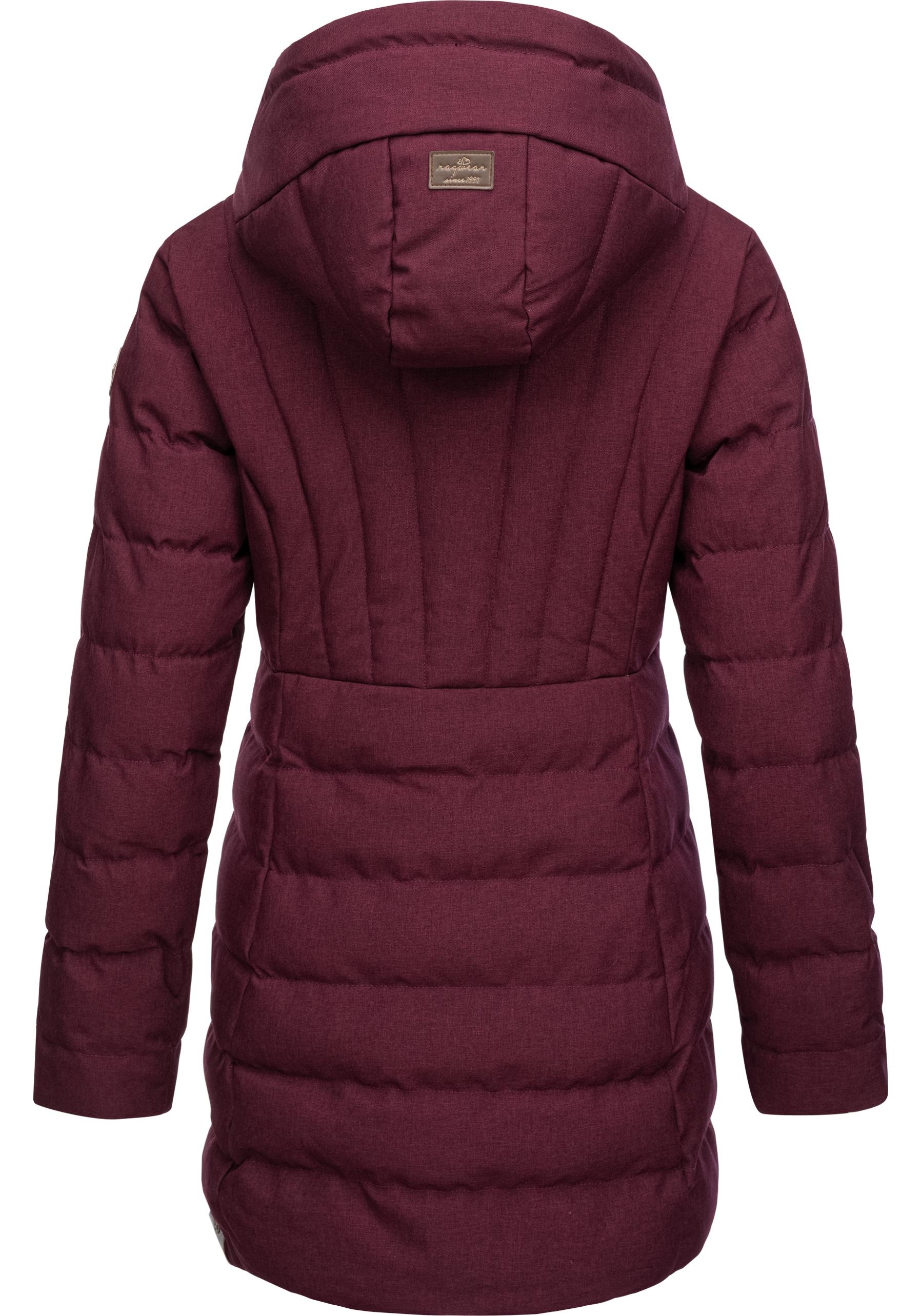 Ragwear Kurzmantel »Ashanta«, Wasserdichter Winterparka mit gefütterter Kapuze