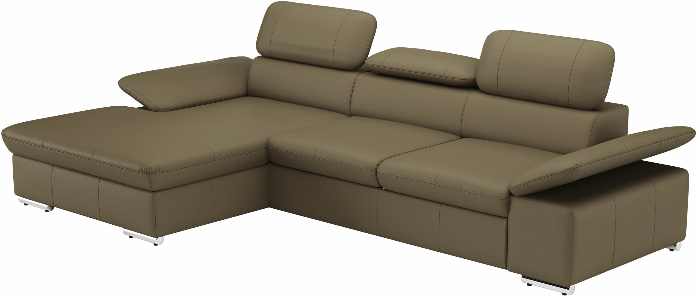sit&more Ecksofa »Valantine L-Form«, inkl. Kopf- und Armteilverstellung, wahlweise mit Bettfunktion