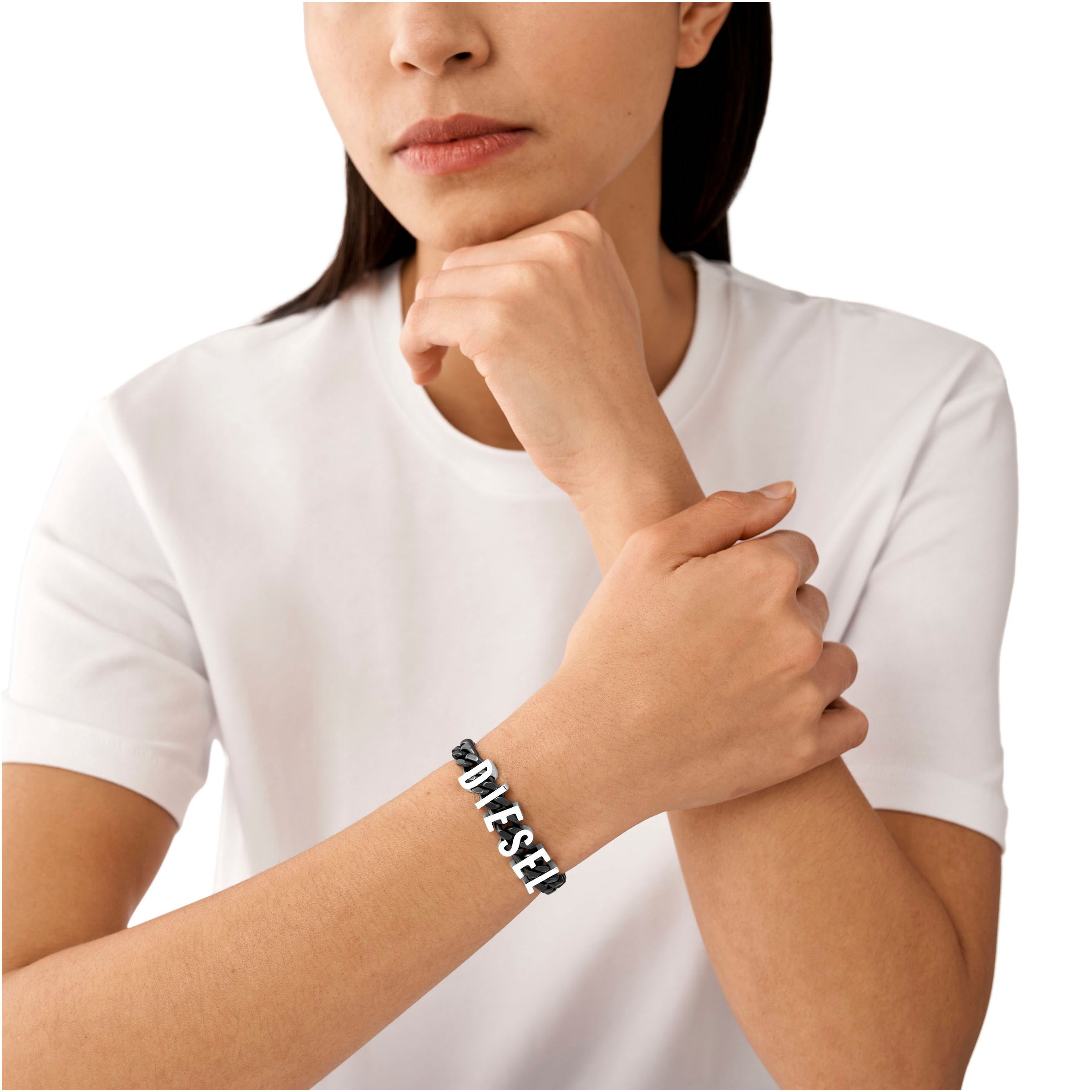 Diesel Armband »STEEL, DX1486060«