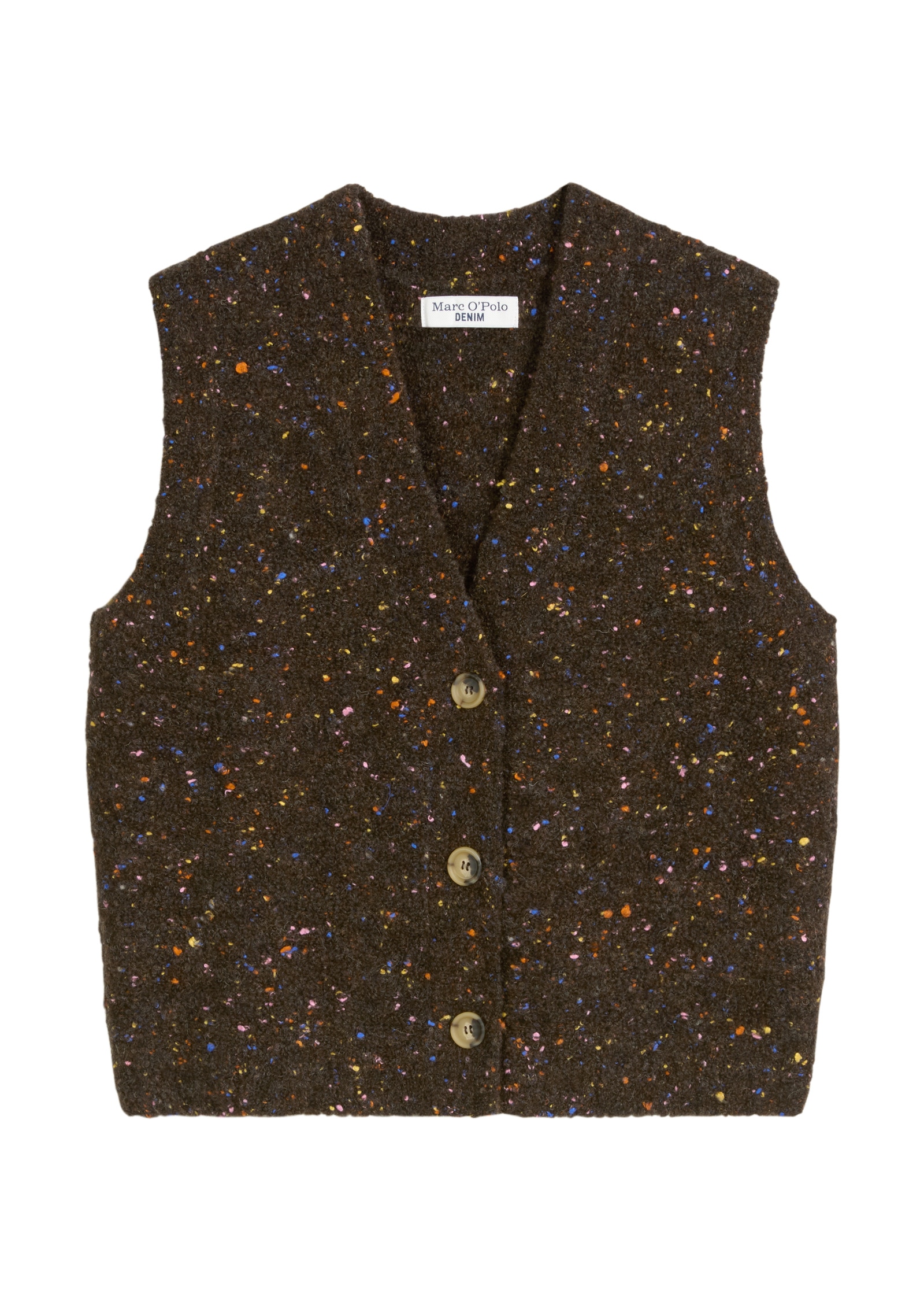 Marc O'Polo DENIM Strickweste »aus Schurwolle-Viskose-Mix«