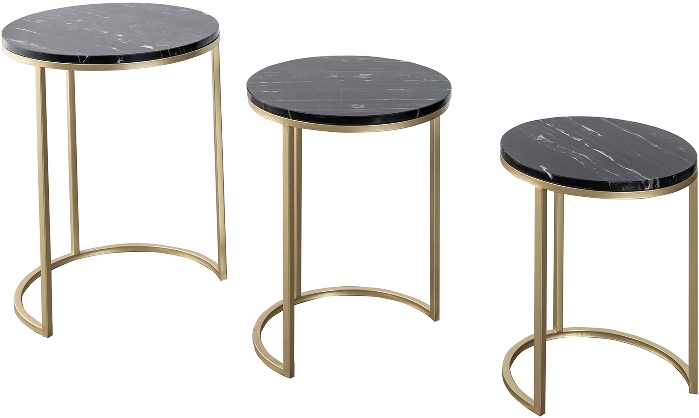 Kayoom Beistelltisch "Tria 125 3er-Set, faszinierend und auflockernd", (Set günstig online kaufen