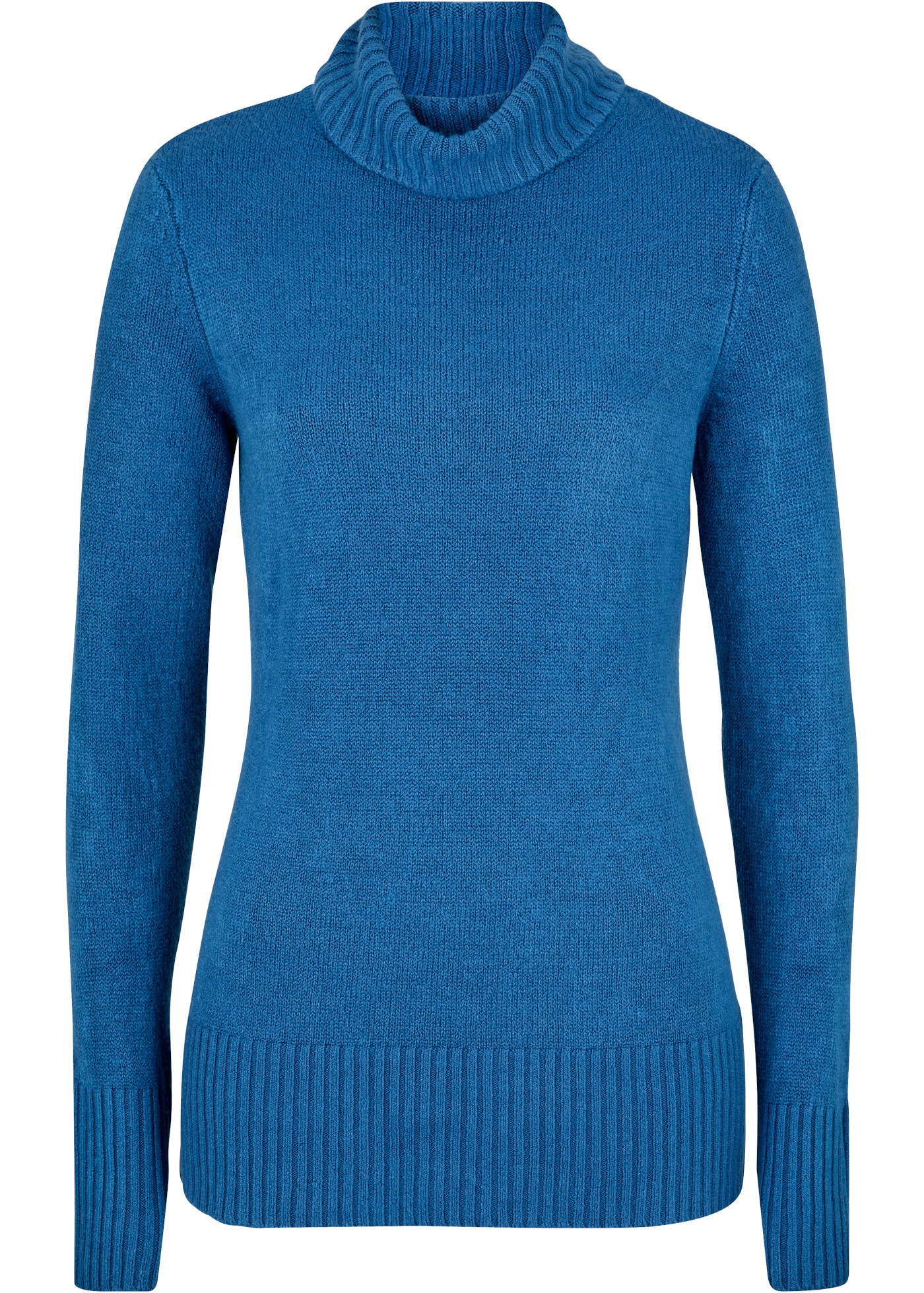 bonprix Rollkragenpullover mit Rollkragen, hüftbedeckende Länge, Slim Fit