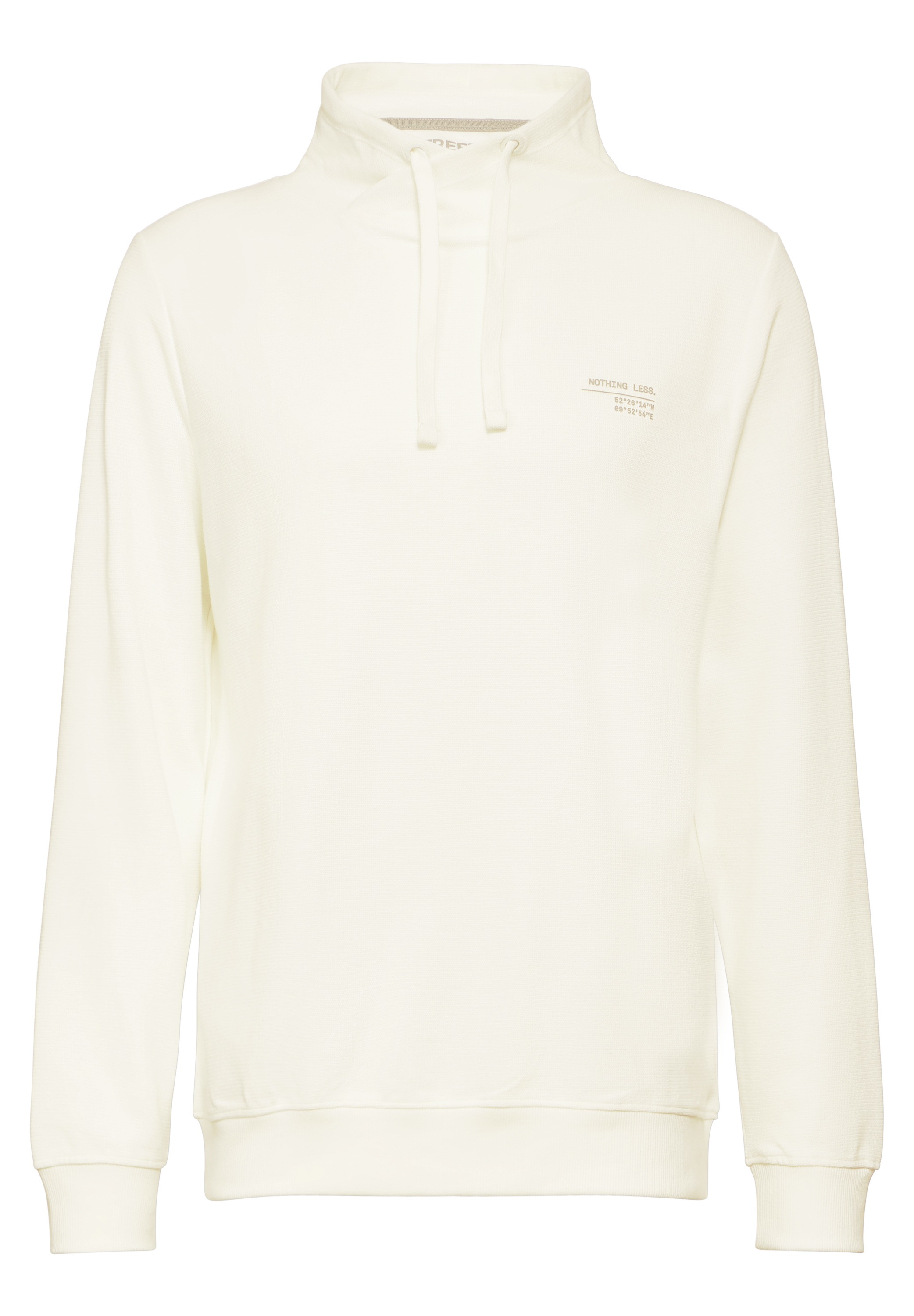 STREET ONE MEN Sweatshirt, im angenehmen Materialmix