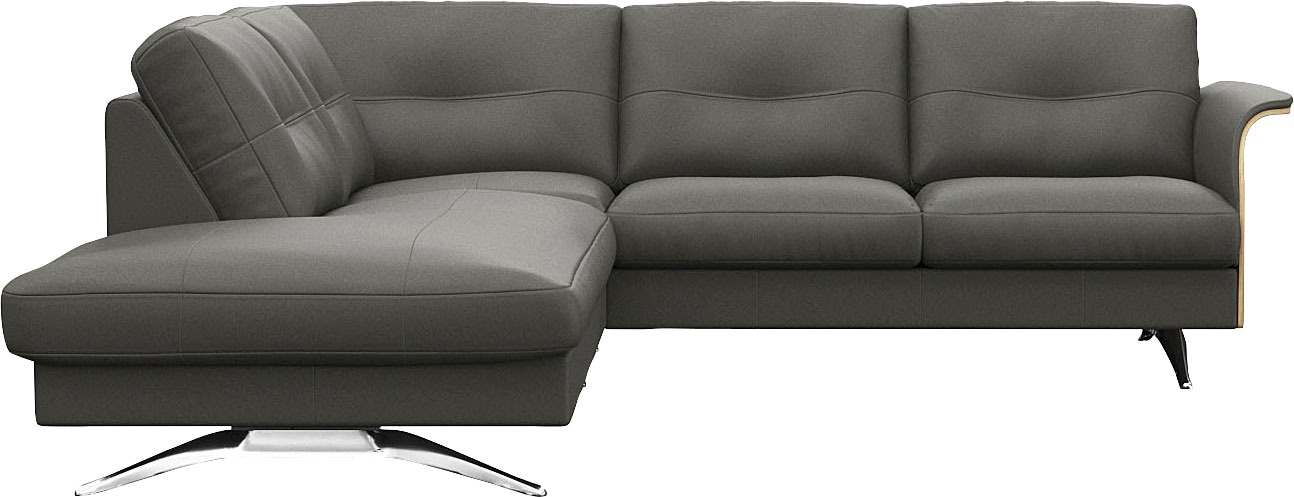 Ecksofa »Glow, super bequem durch hochwertigem Sitzaufbau mit Federkern, L-Form«,...