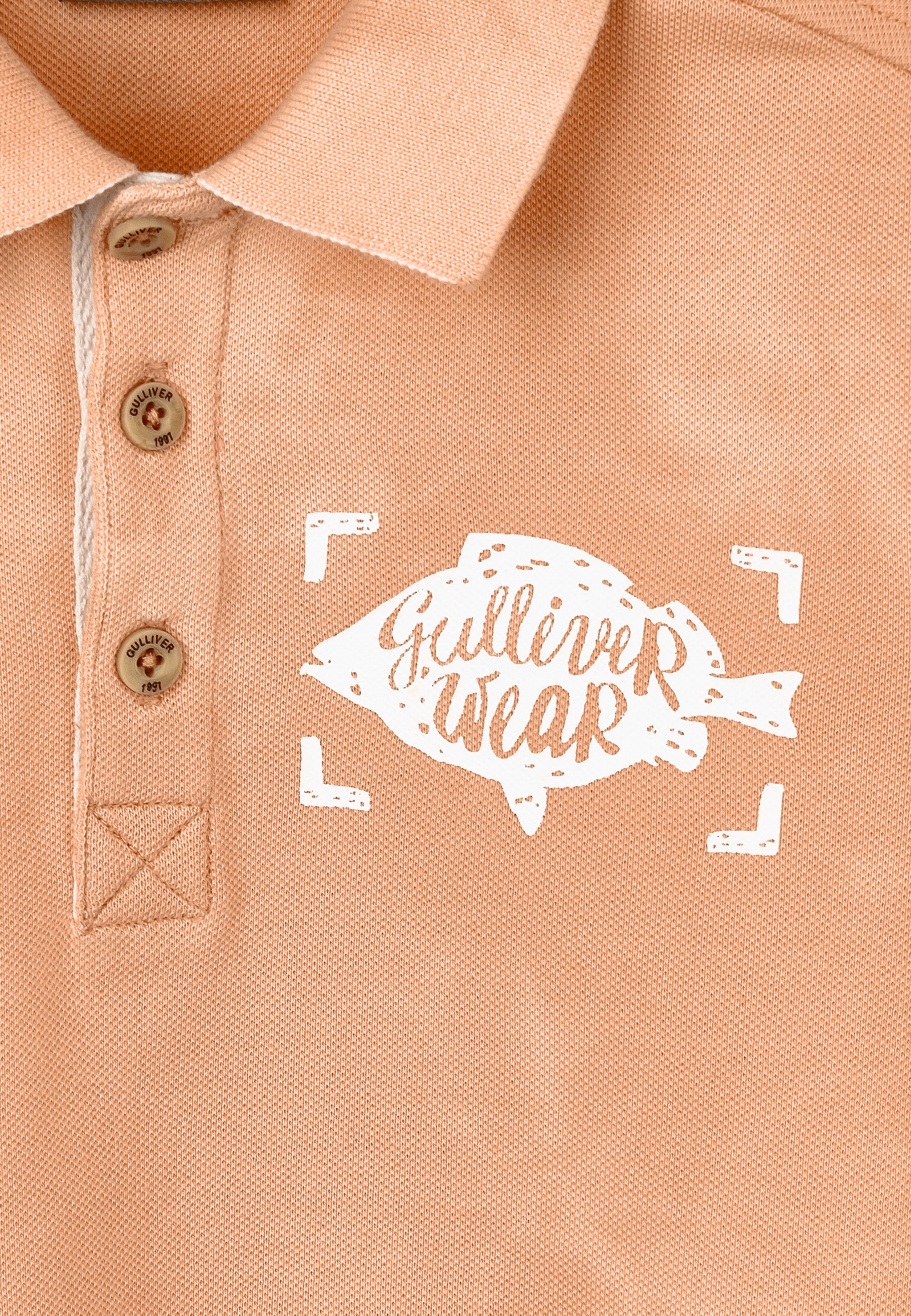 Gulliver Poloshirt, mit coolem Markenprint ▷ für | BAUR