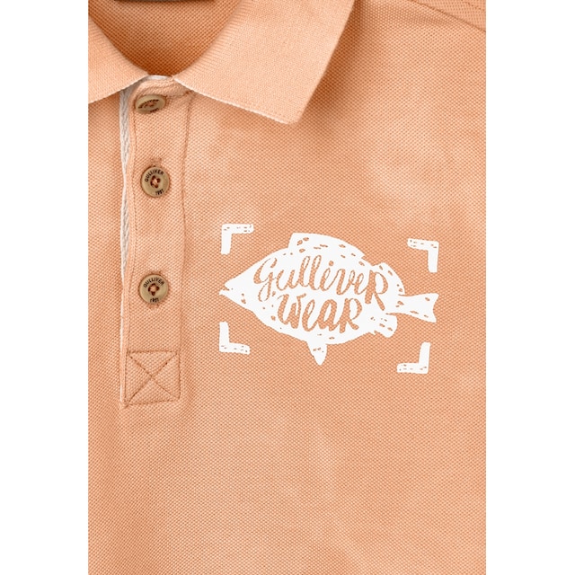 Gulliver Poloshirt, mit coolem Markenprint ▷ für | BAUR
