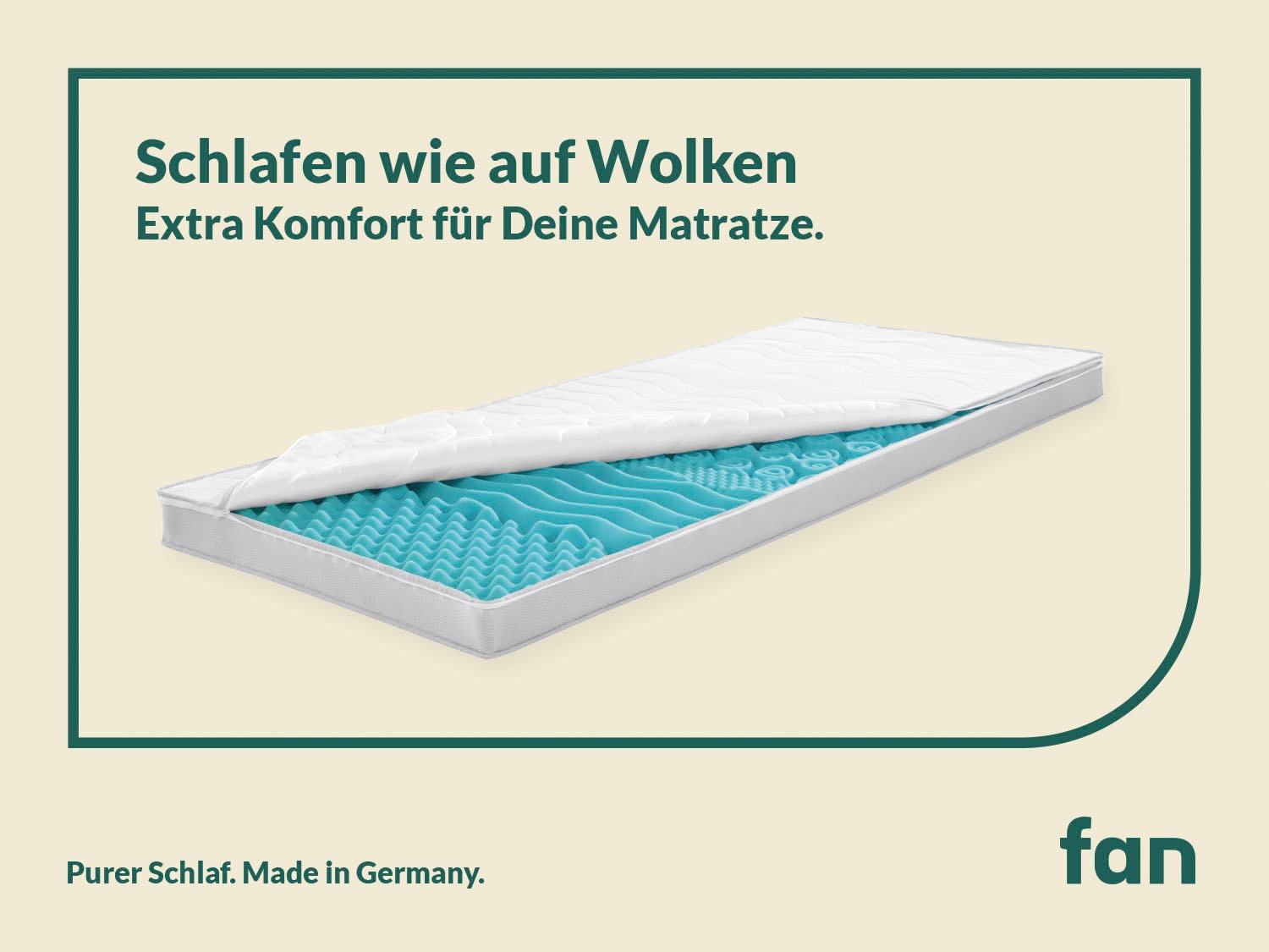 fan Topper "Big Komfort Plus, 7 Zonen Topper 90x200, 180x200 cm & weitere G günstig online kaufen