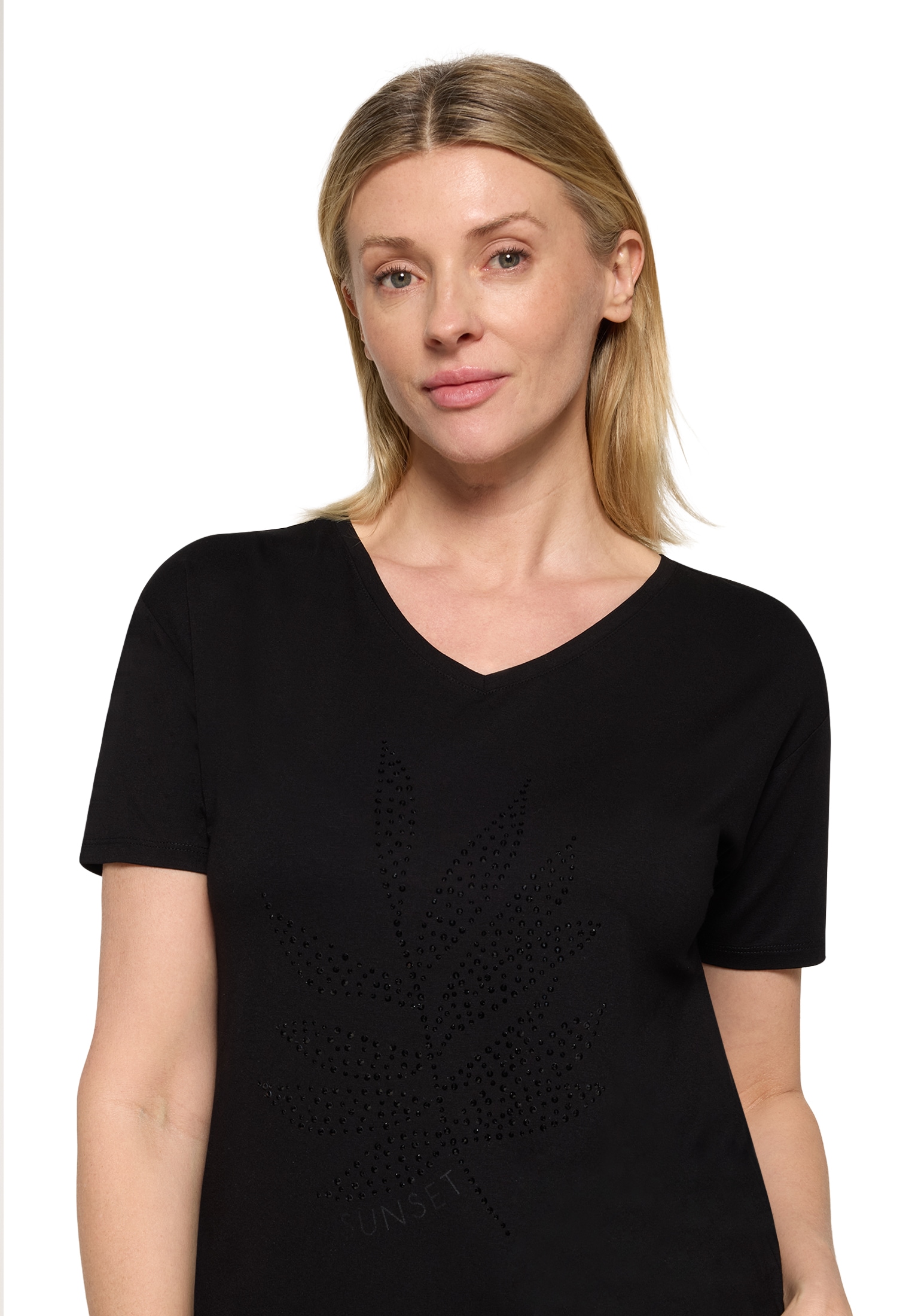 Betty Barclay Kurzarmshirt »Damen mit V-Ausschnitt« 1 tlg.