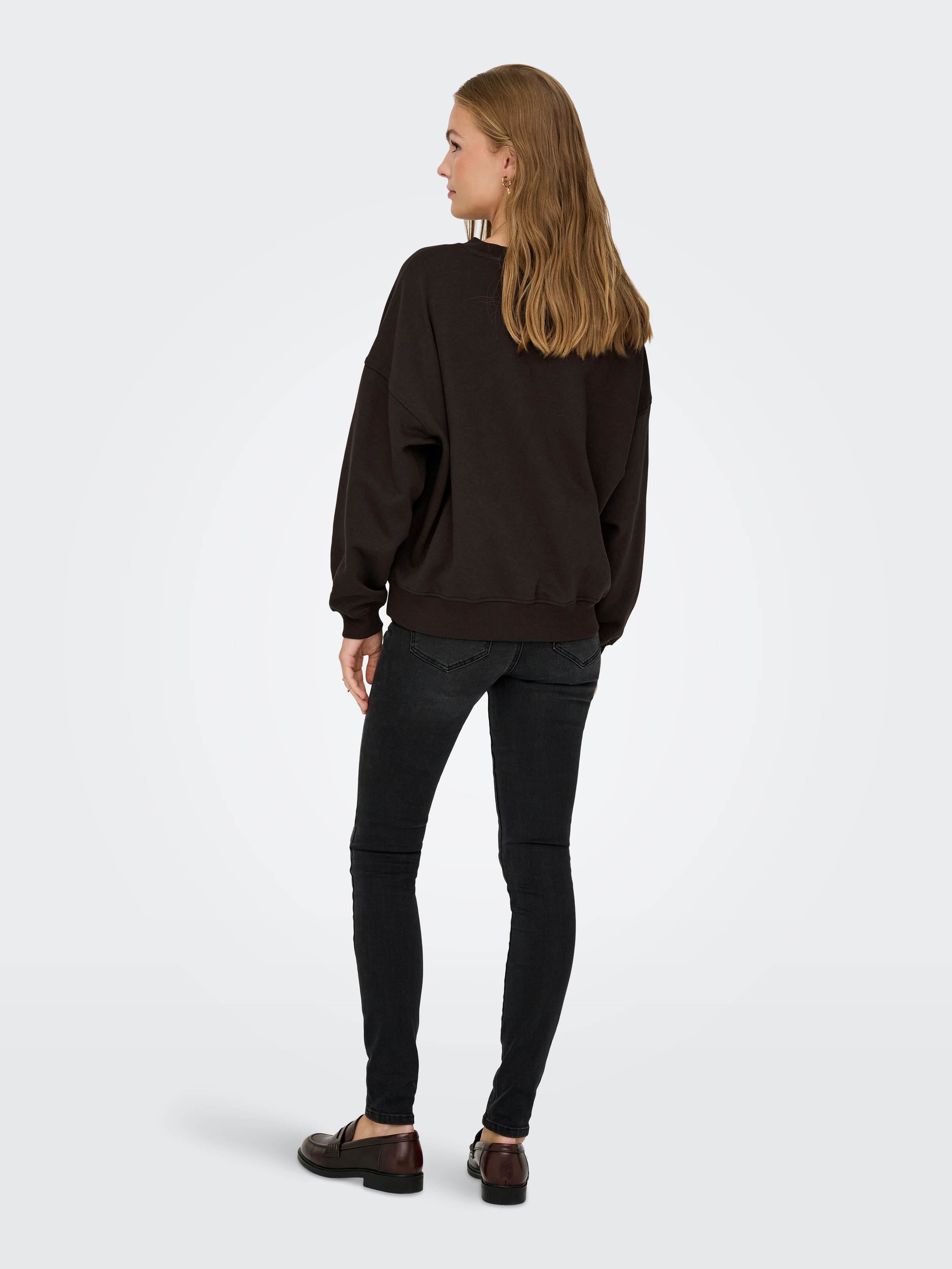 JDY Sweatshirt »JDYMESA L/S O-NECK EMB SWEAT JRS NOOS«
