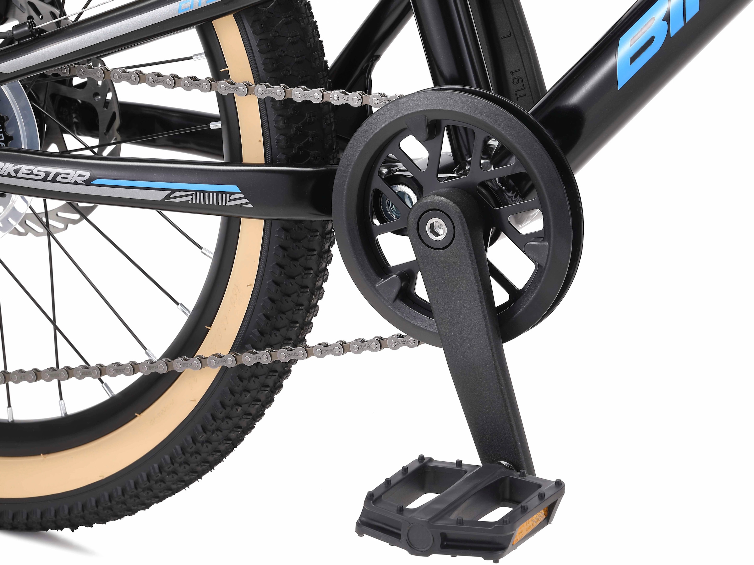 Bikestar Jugendfahrrad, 7 Gang, Shimano, RD-TY21 Schaltwerk, Kettenschaltung