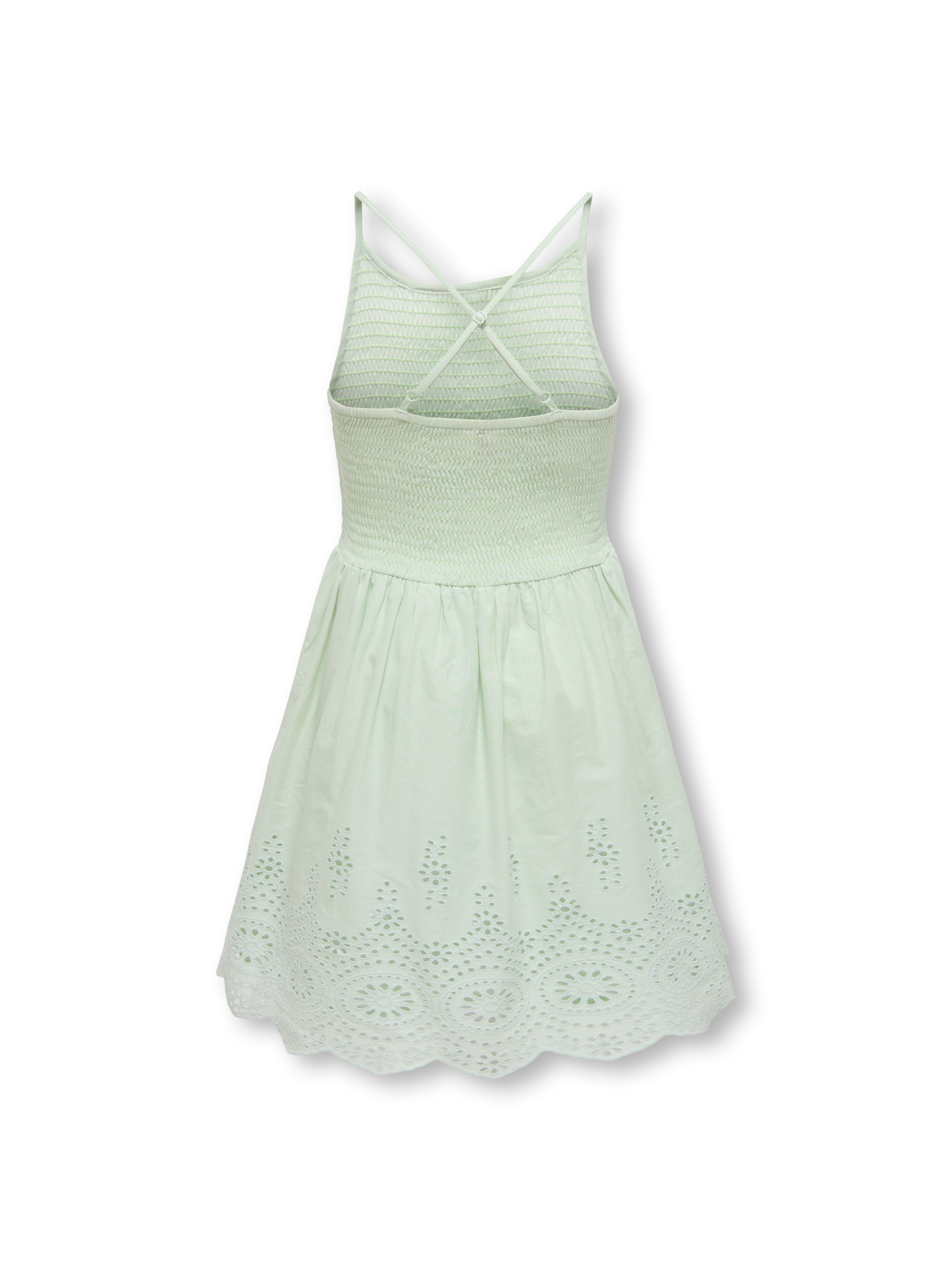 KIDS ONLY Sommerkleid »KOGBONDI LIFE STRAP EMB DRESS WVN« 1 tlg. mit tollem Spitzenrock