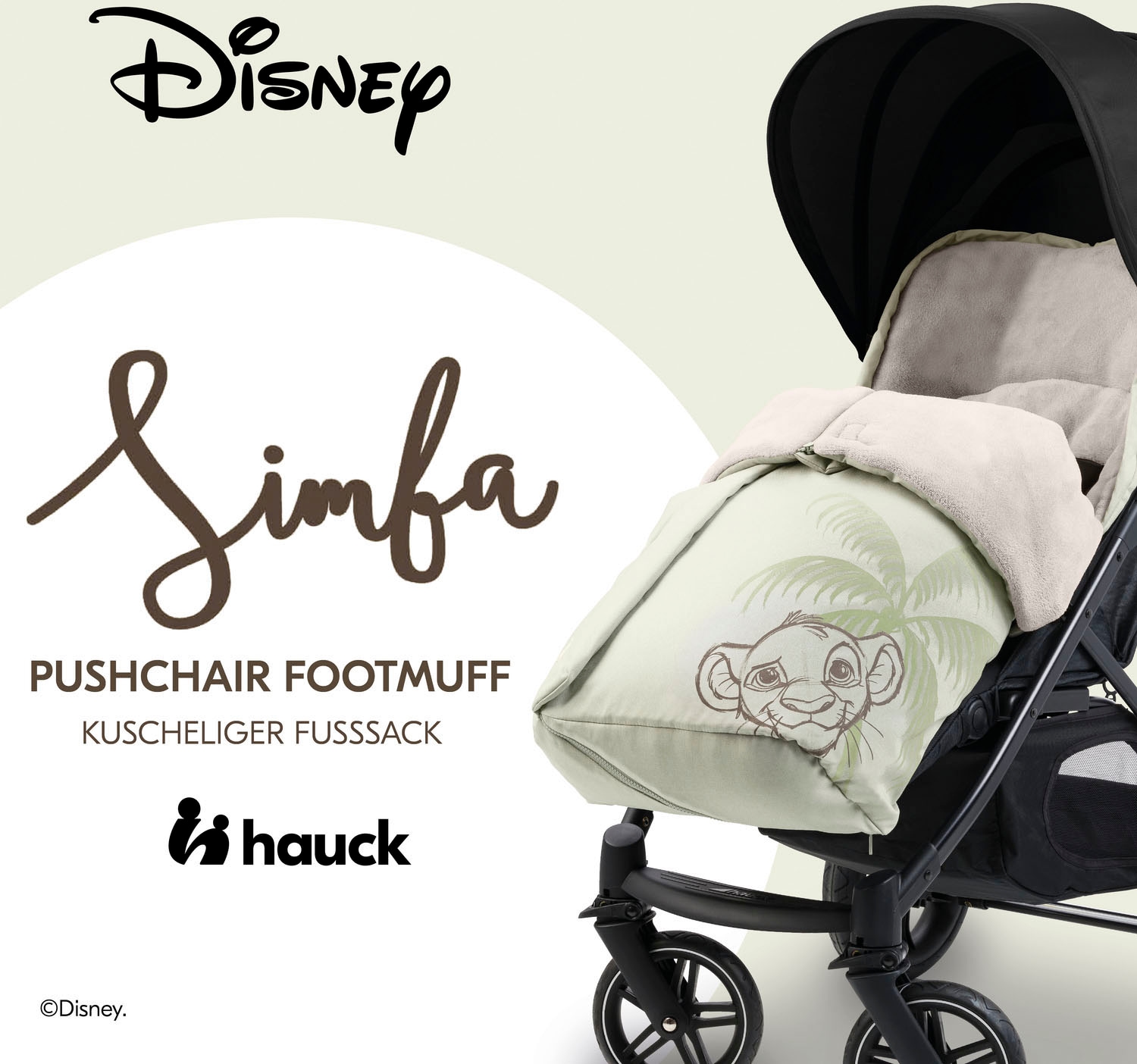 Hauck Fußsack »Pushchair Footmuff, Simba olive«