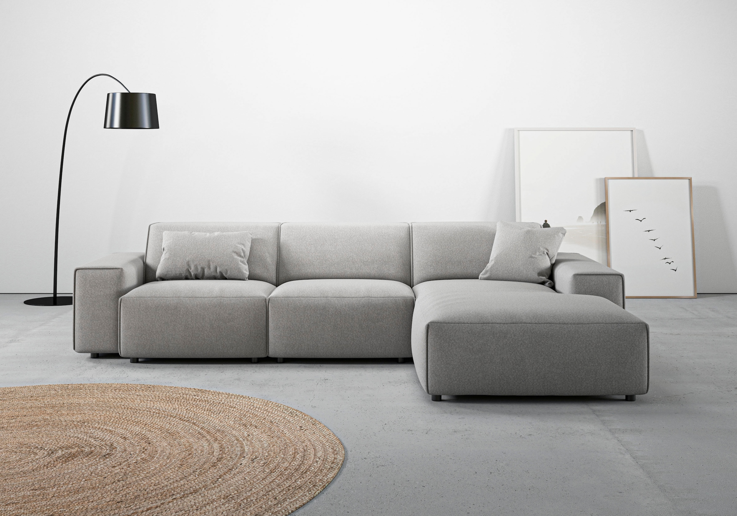 Home affaire Ecksofa "Glimminge auch in Breitcord, Feincord, Bouclé + Easy günstig online kaufen