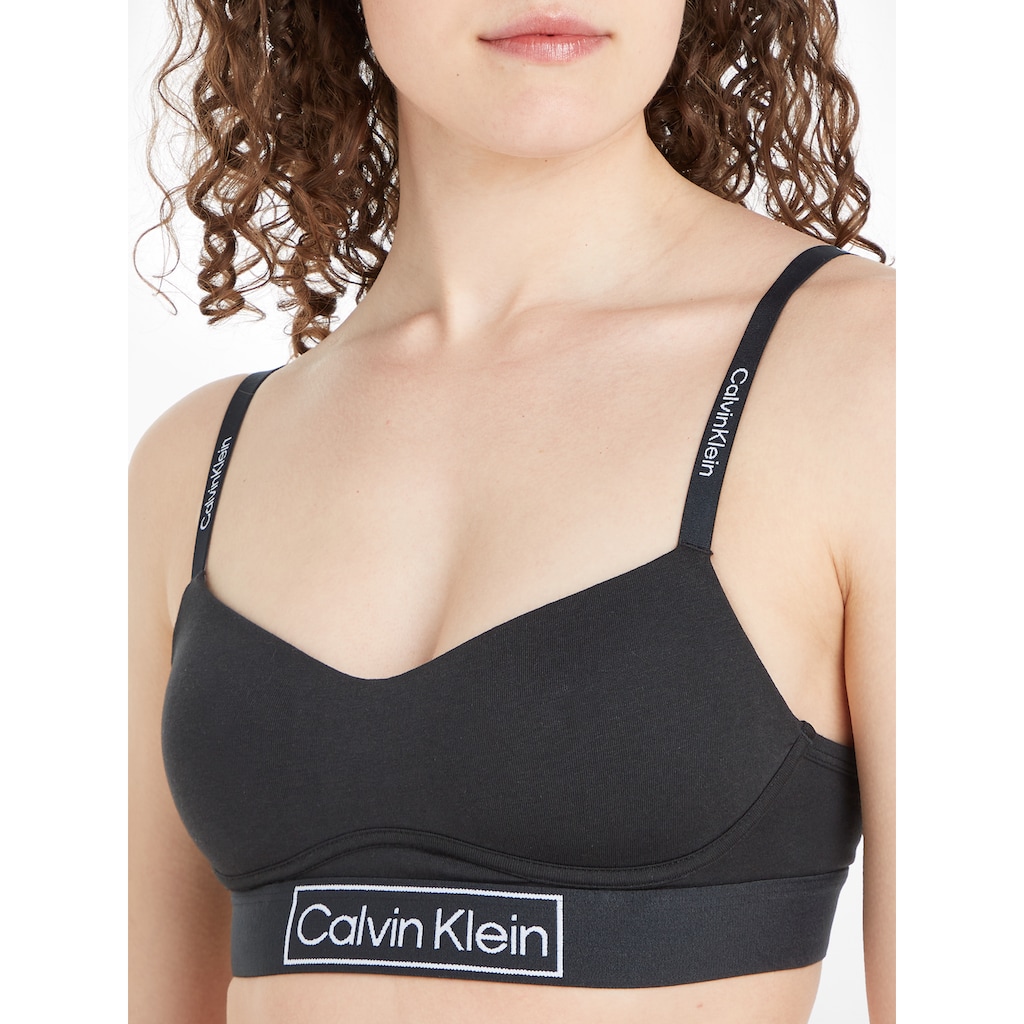 Calvin Klein Underwear Bralette, mit Logoschriftzügen an Trägern und Bund