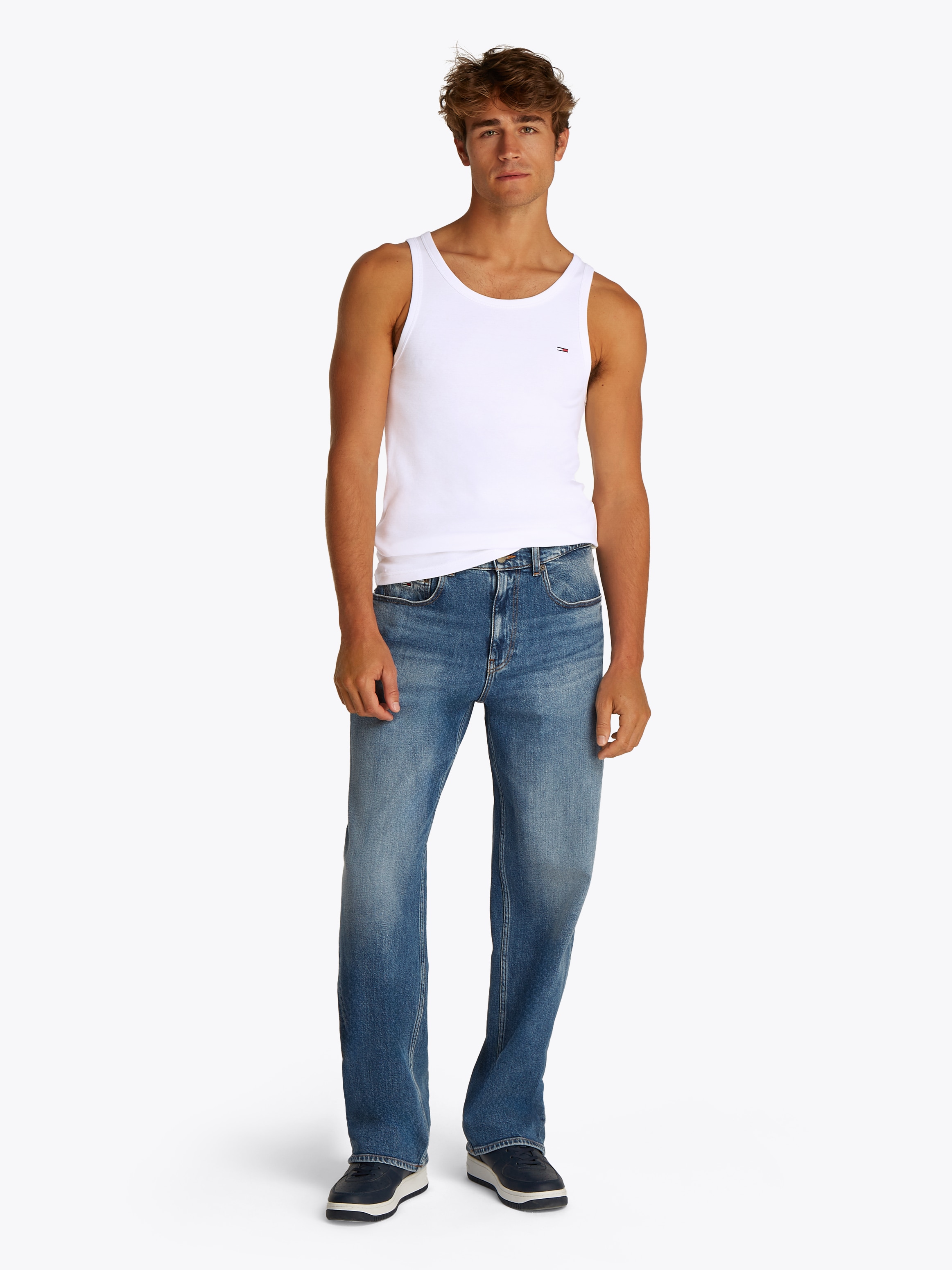 Tommy Jeans Loose-fit-Jeans »Jamie Loose Straight«, in blauer Waschung