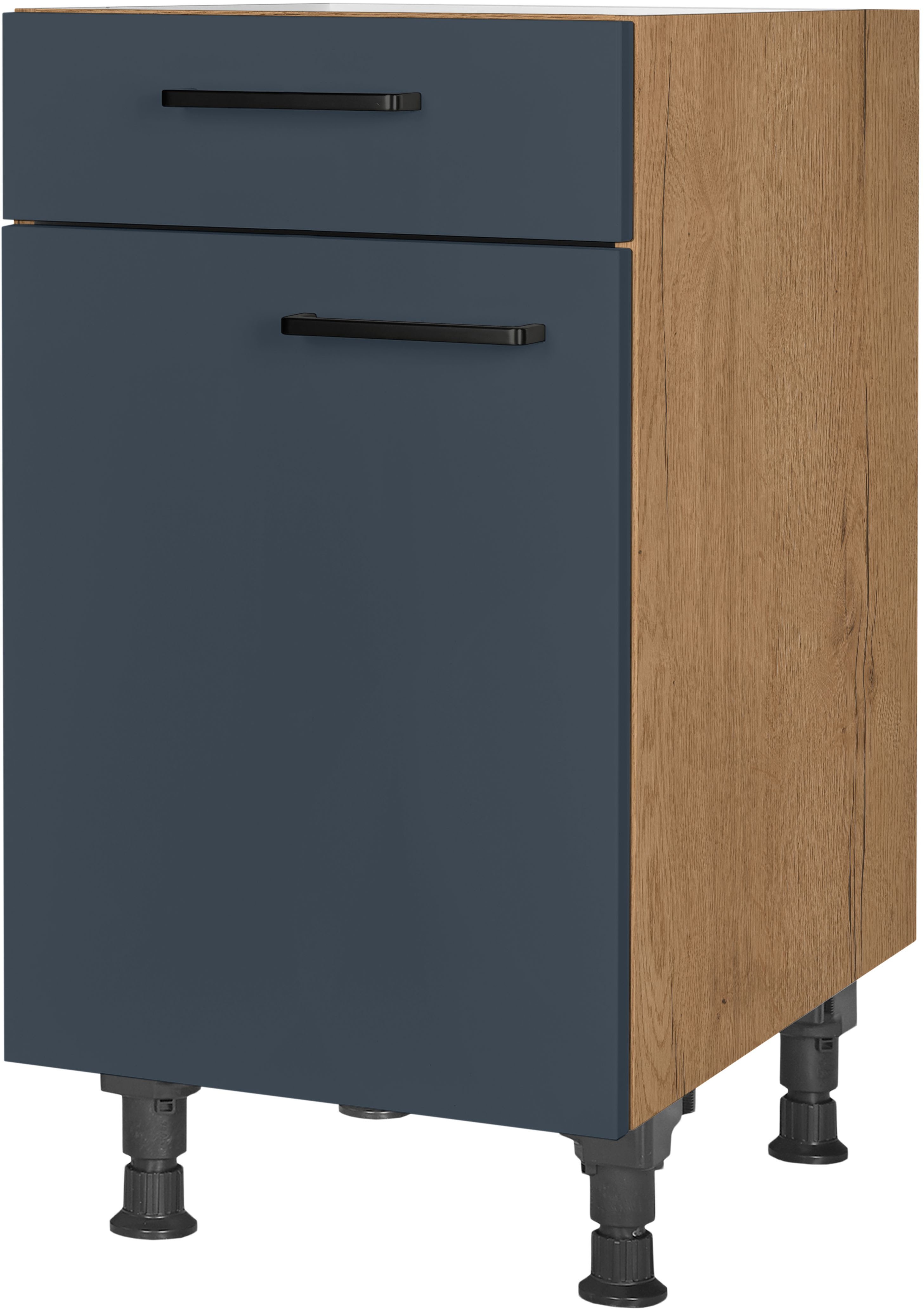 nobilia ""Easytouch", Ausrichtung wählb., vormontiert, in den Breiten 30, 45 &" 60 cm Breite, mit höhenverstellbaren Sockelfüßen, vormontiert