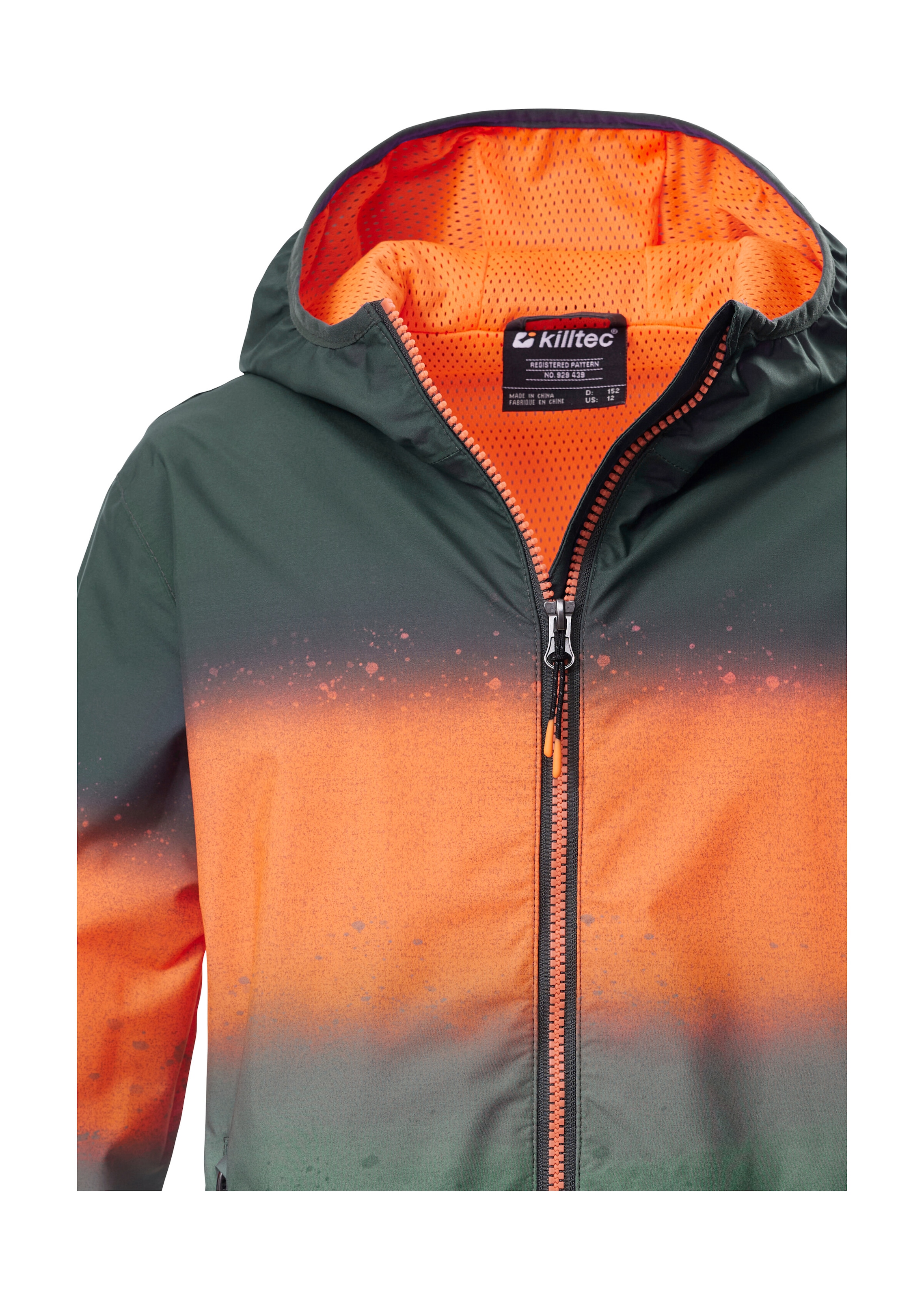 Killtec Funktionsjacke »KOS 144 BYS JCKT« Wind- und wasserdichte Jungenjacke mit Farbverlauf-Print