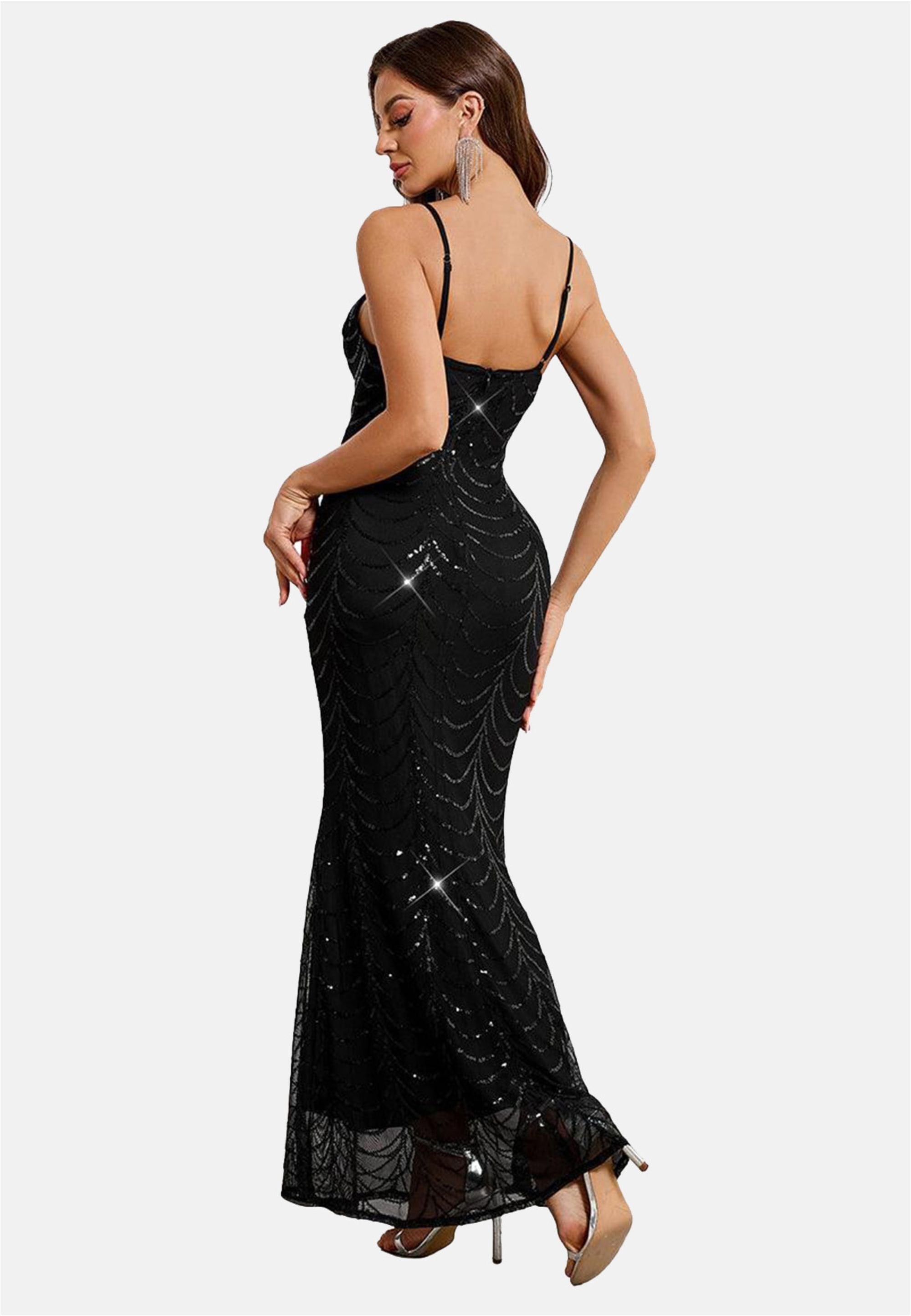 Moda Minx Jerseykleid »Kaz Long Dress«, mit langem Schnitt