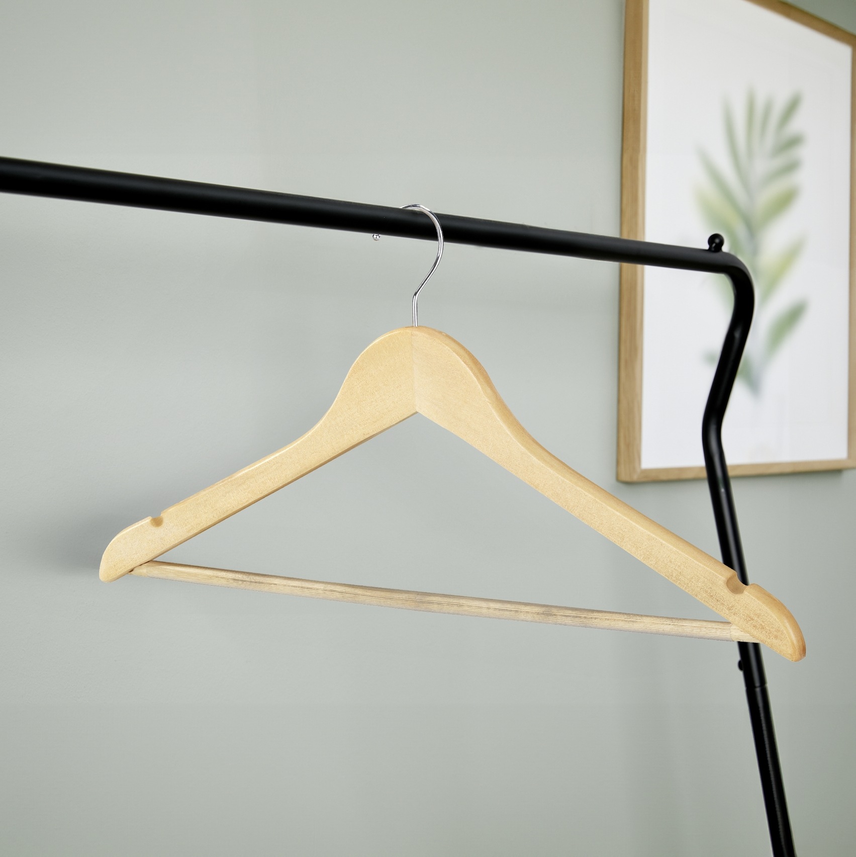 WENKO Kleiderbügel "Modell Eco" für Garderobe & Kleiderschrank, mit Hosenst günstig online kaufen