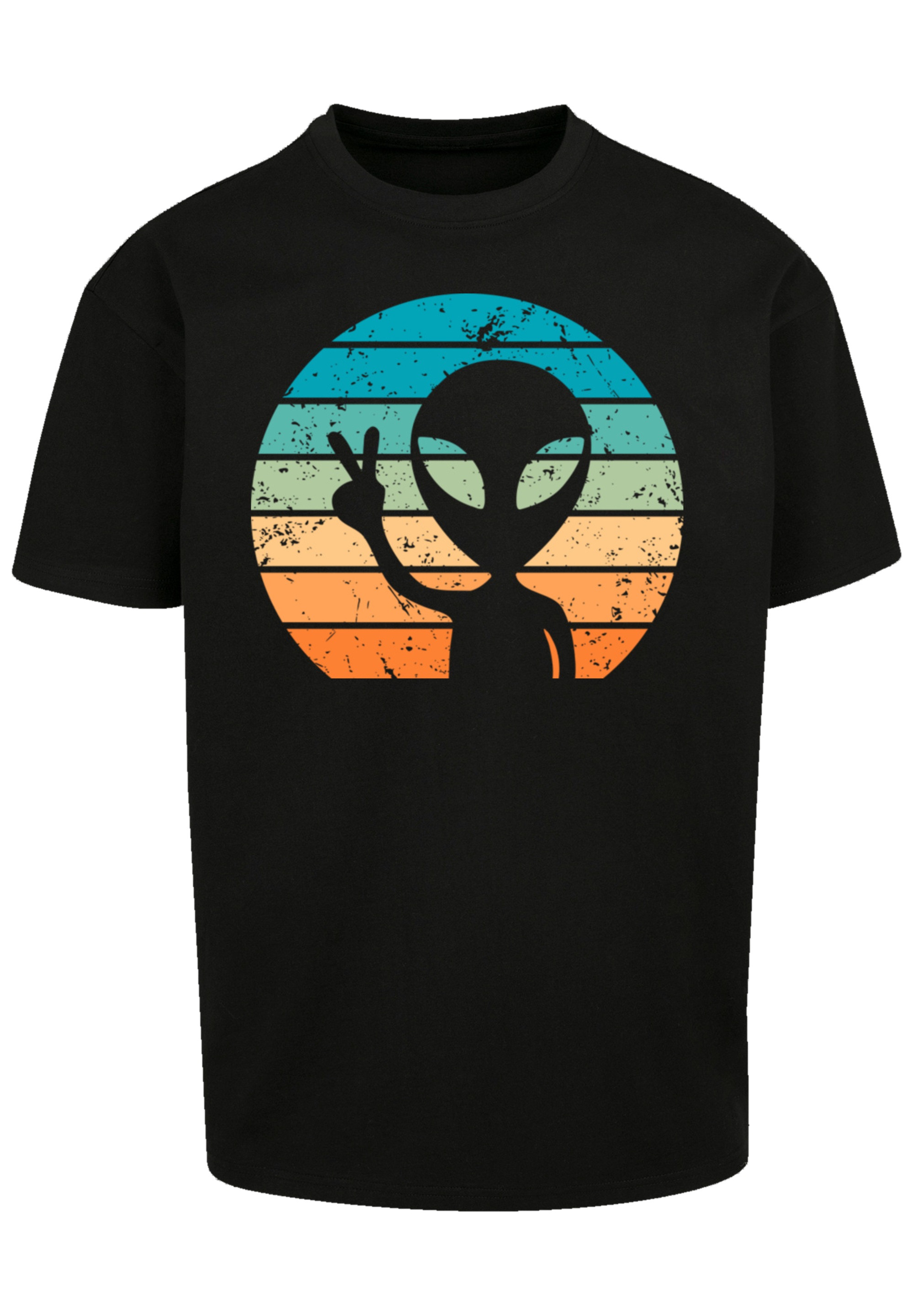 F4NT4STIC T-Shirt "Alien Piece Sonnenuntergang", Premium Qualität günstig online kaufen